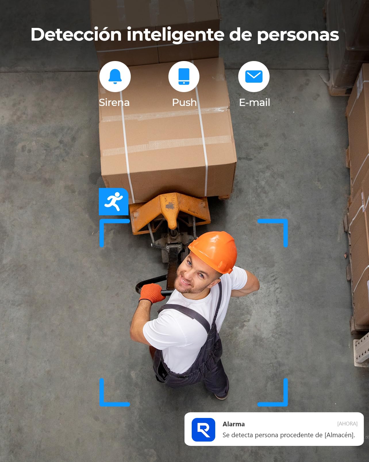 Reolink 6MP Camara IP PoE de Ojo de pez, 360º, HD, Interior, FE-P Blanco | Seguridad Camara hogar/Oficina, detección Personas, comunicación bidireccional, instalación Flexible, múltiples Vistas