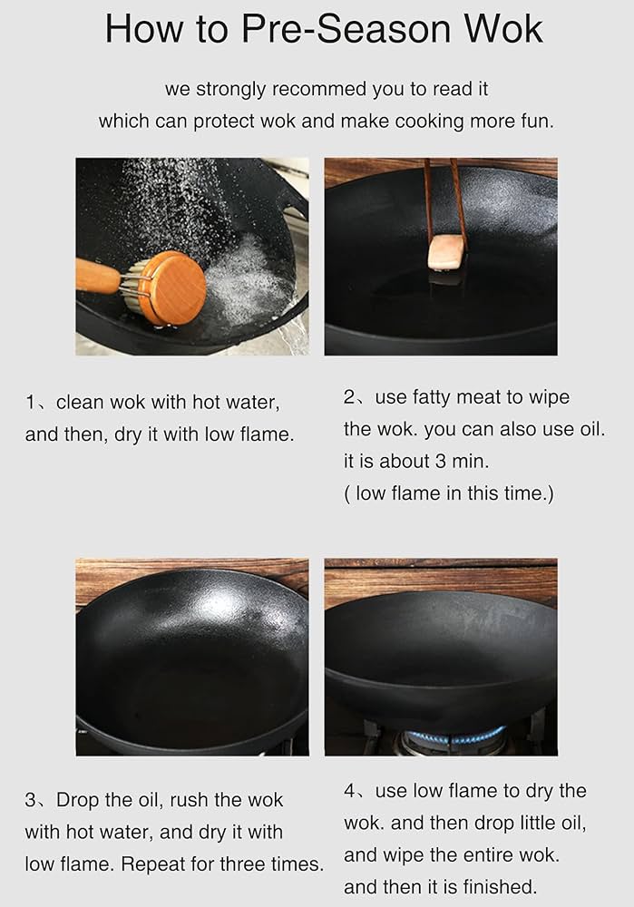 Amazon | Cyrder ステンレススチール 中華鍋 蓋付き 焦げ付き