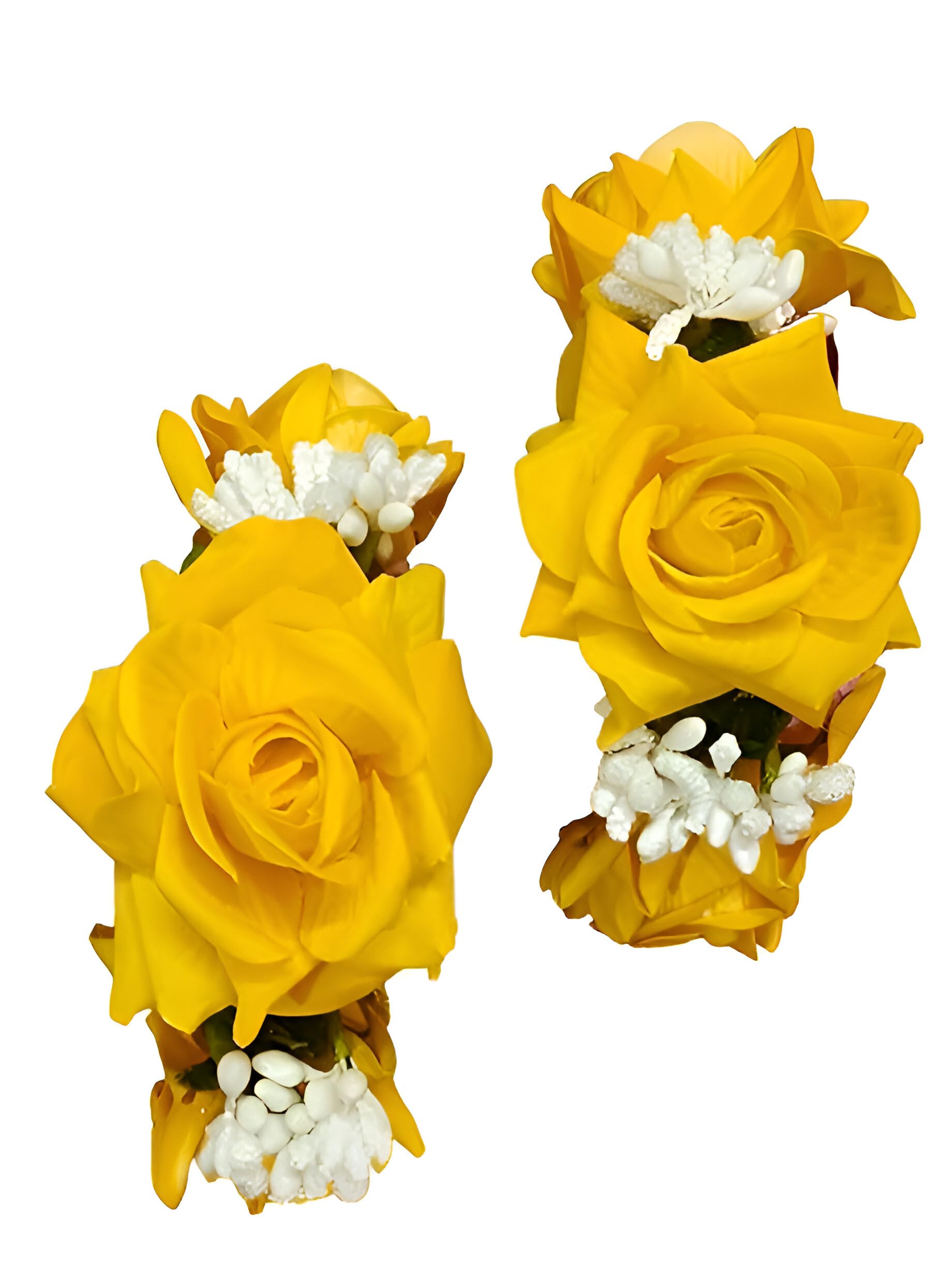 SUKAINA TRENDS Artificial Rose Flower Bracelet Set, Floral Accessories for Wedding | Baby Shower | Haldi | Mehandi | Party for Girls and Women [2 Bracelet] (B0CTR3PQ2N) Amazon Price History, Amazon Price Tracker
