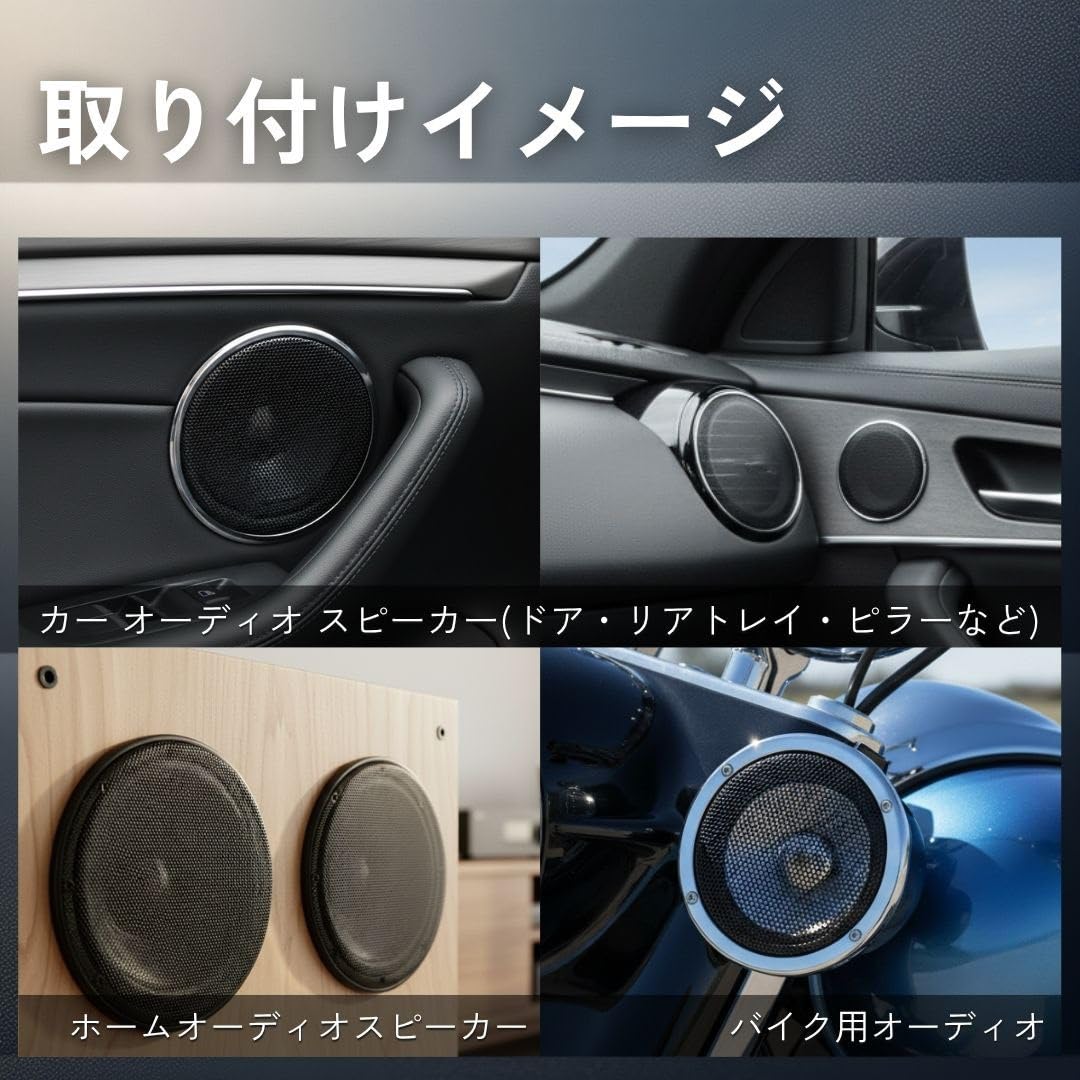 Amazon.co.jp: Kanoan スピーカー グリル カバー 6.5インチ 16cm 17cm