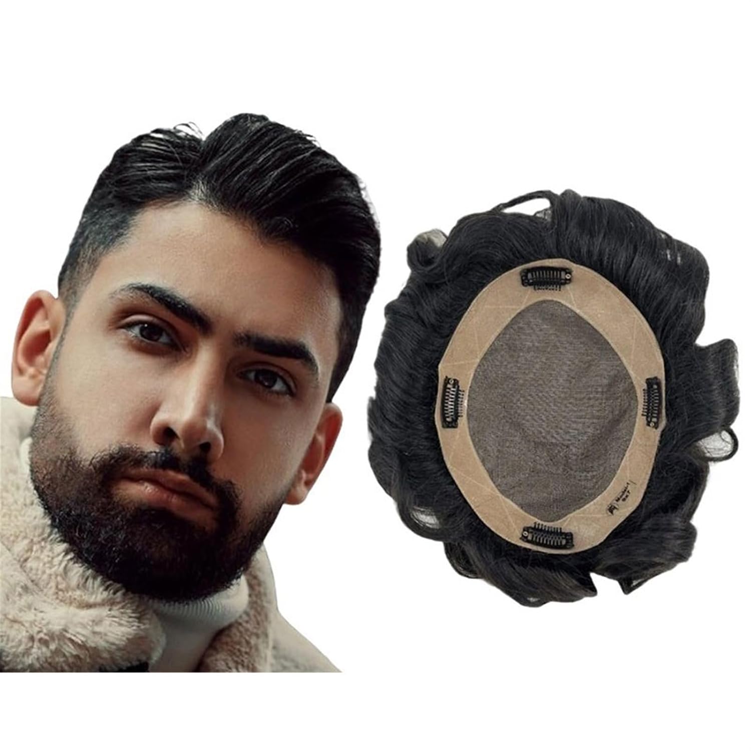 Mens wig 6inch Natural Toupee for Men Fine Mono Male Kenya Ubuy