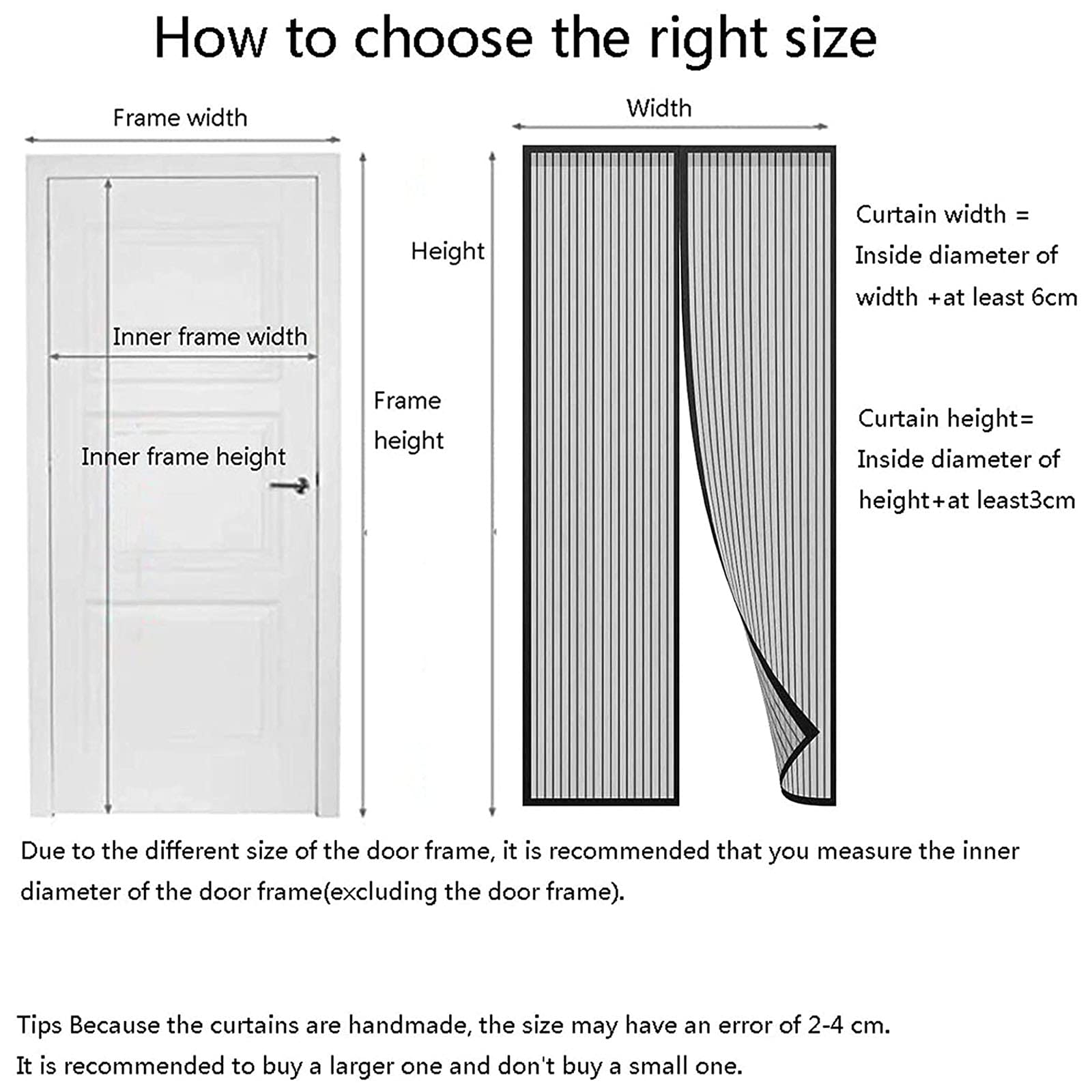 Mosquitera Magnética Para Puertas Cortina Para, Mosquitera Magnética Automático para Puertas Cortina de Sala de Estar la Puerta del Balcón Puerta Corredera Patio, Se puede instalar sin taladrar