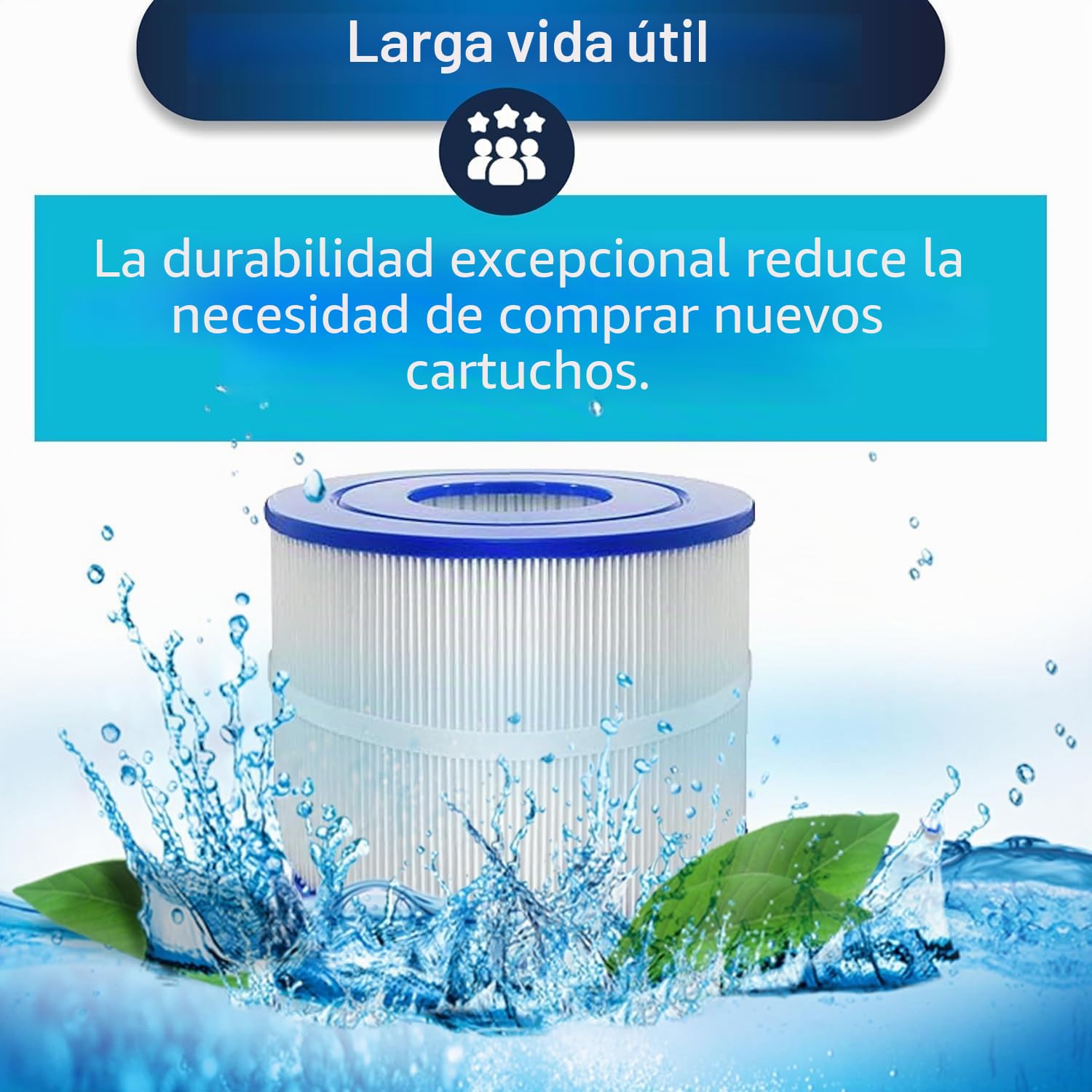 JB100 - Filtro de piscina compatible con Waterair CFR100 y Jacuzzi