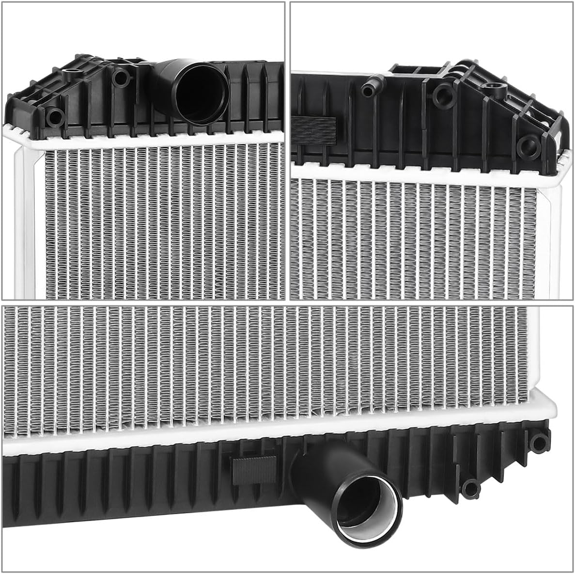 Factory Style 3-Row Aluminum Core Cooling Radiator Compatible with 92-07 Freightliner Century Class Sterling Truck