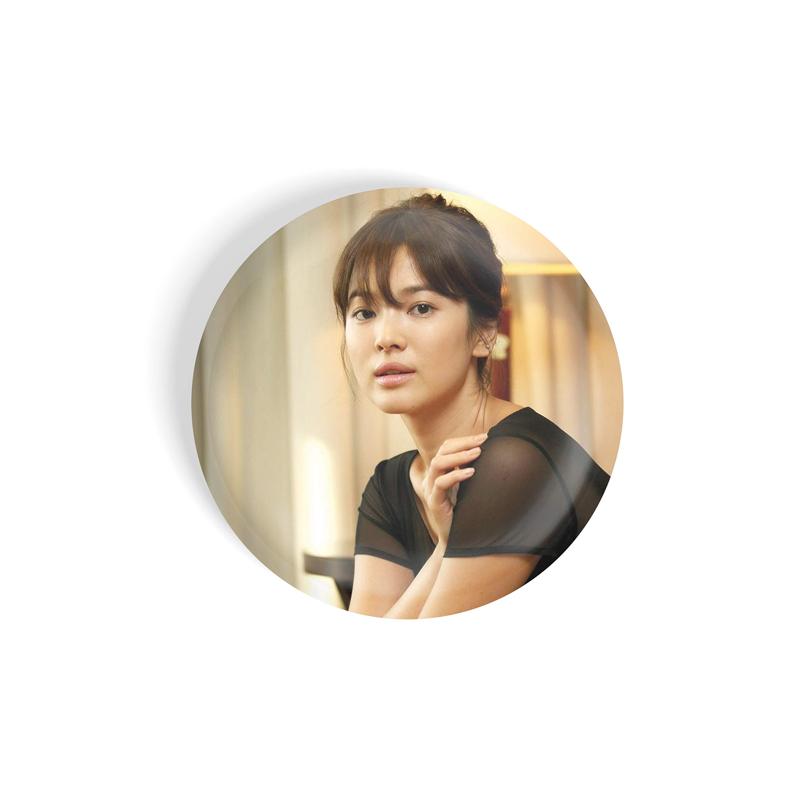 dhcrafts Magnetic Badges Multicolour Color K-Drama Actress Song Hye Kyo D1 Glossy Finish Design Pack of 1
