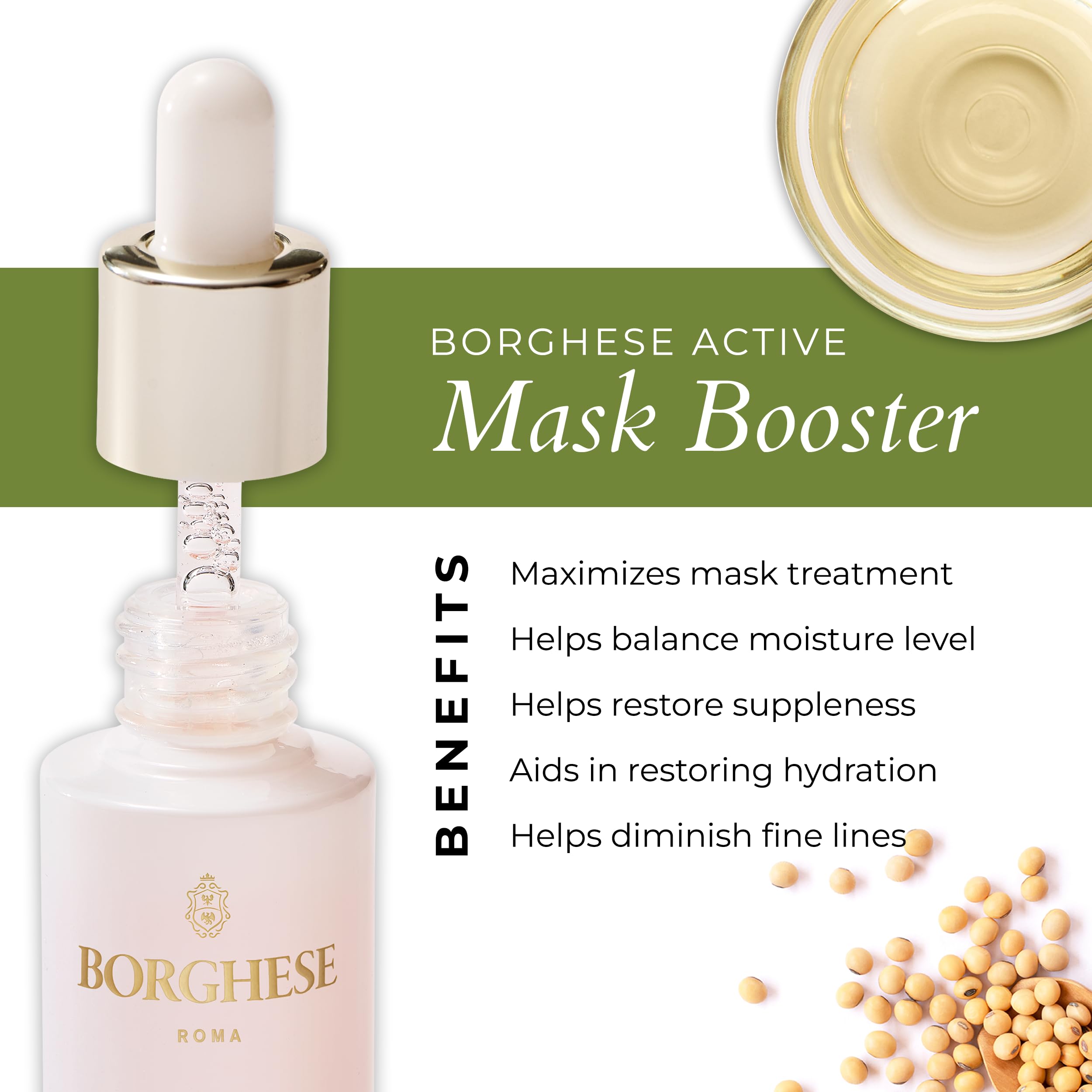 Borghese Fango Active & Delicato Masks + Active Mask Booster – Mineral-Rich Detoxifying Mud Face & Body Mask for Dry, Sensitive and Mature Skin