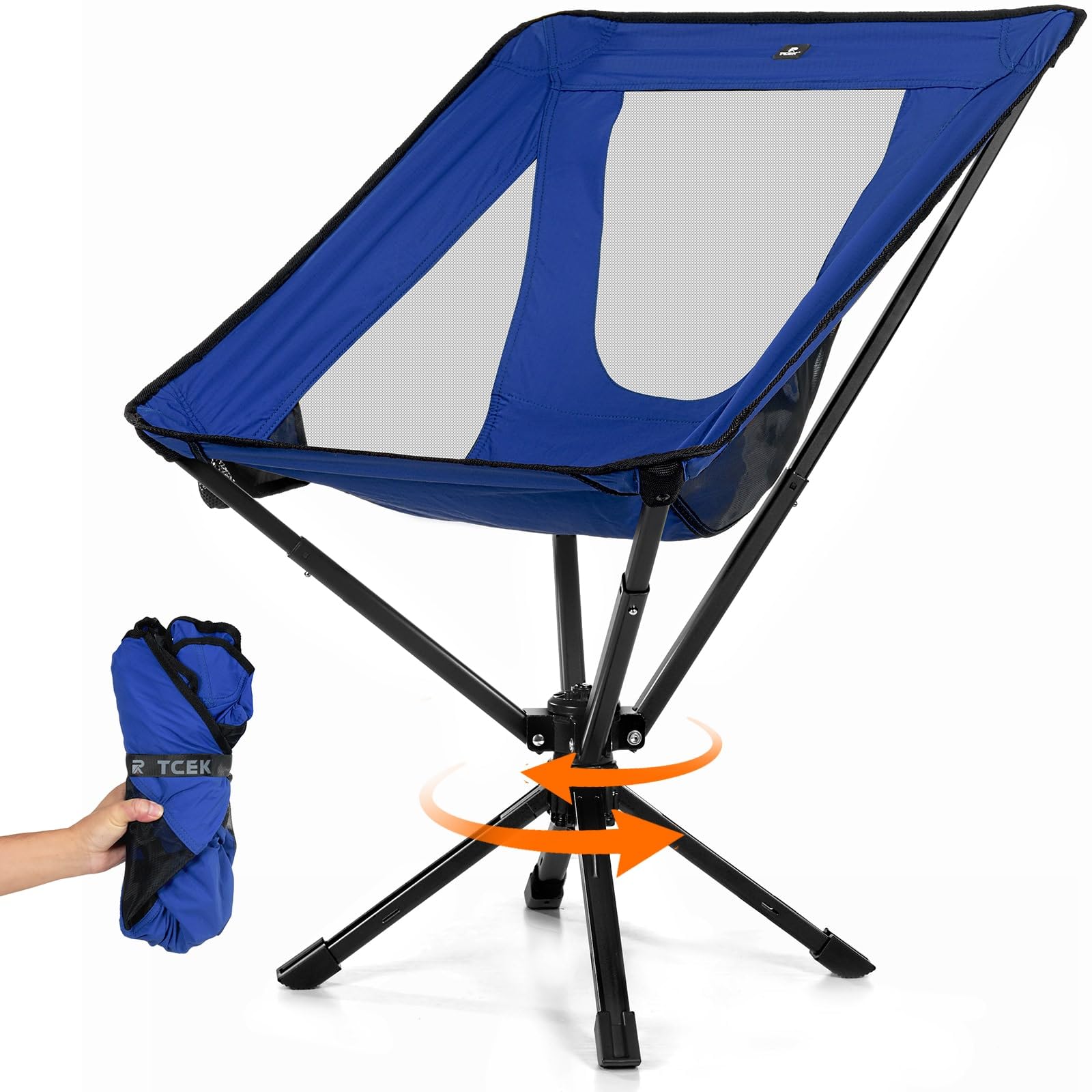 Amazon.com: TCEK Portable Camping Chair - SwivelCore 180 Swivel