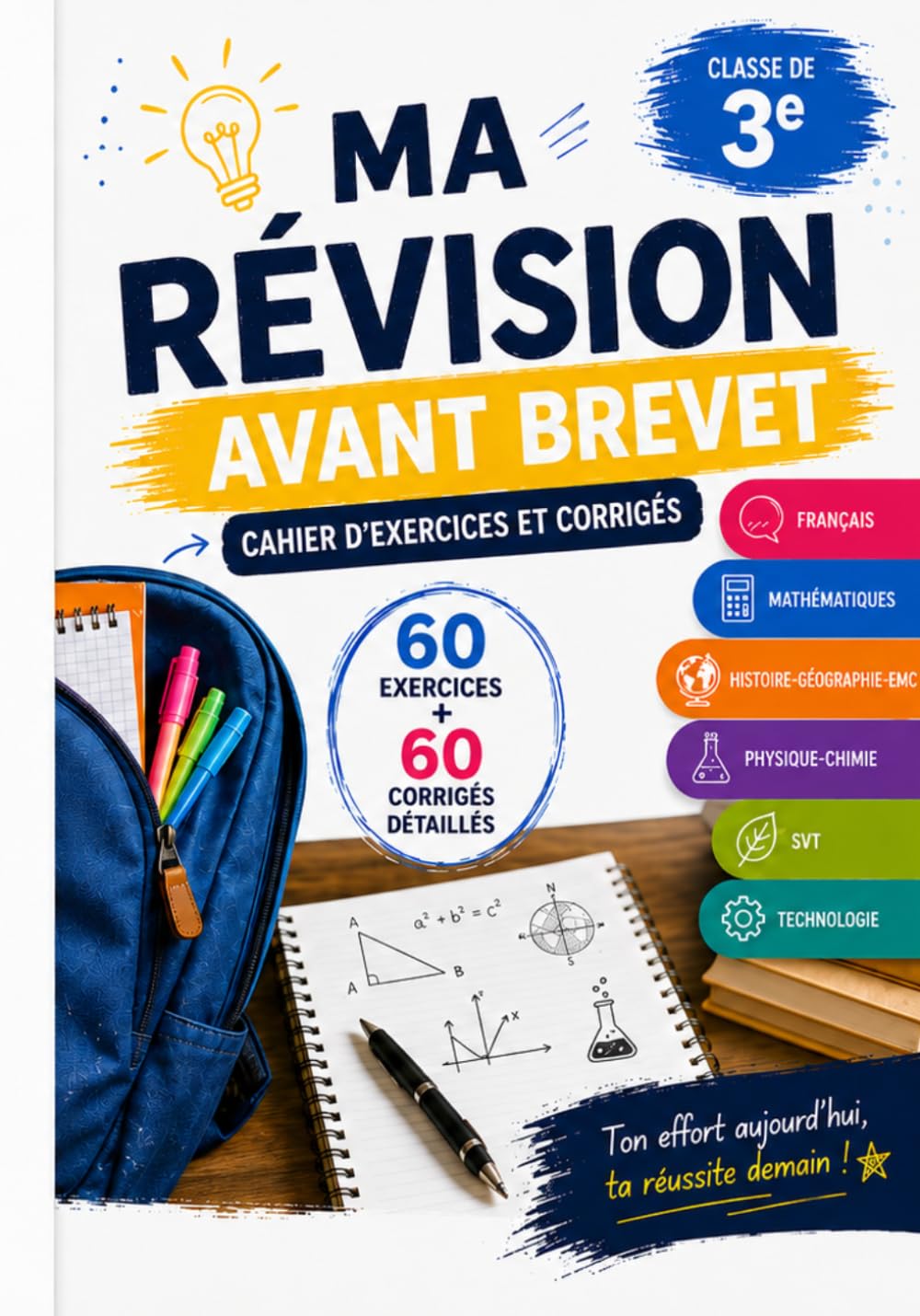 REVISIONS AVANT BREVET - Classe de 3ème: Réussir son Brevet cette année