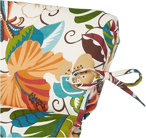 Miniatura 7 de Almohada Pillow Perfect Alatriste para exterior e interior, color marfil y estampado floral
