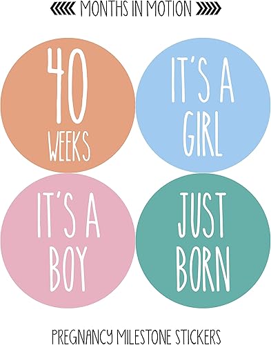 Miniatura 9 de Adhesivo semanal para el crecimiento del embarazo, de semana a semana, embarazada, esperando fotos, recuerdo de maternidad, panza de bebé,