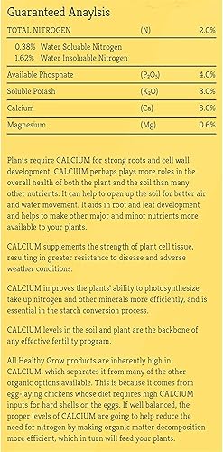 Miniatura 3 de Healthy Grow HGR 243 CP25 Coop Poop - Alimento para césped y jardín, 25 libras