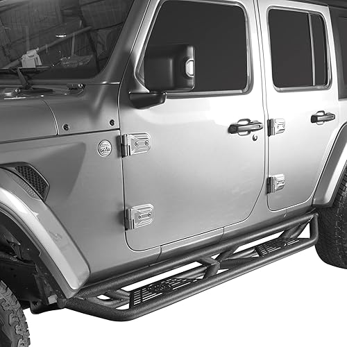 Miniatura 2 de u-Box Wrangler - Barras de estribo laterales compatibles con Jeep Wrangler JLU 4 puertas Unlimited 2018 2019 2020 2021 2022