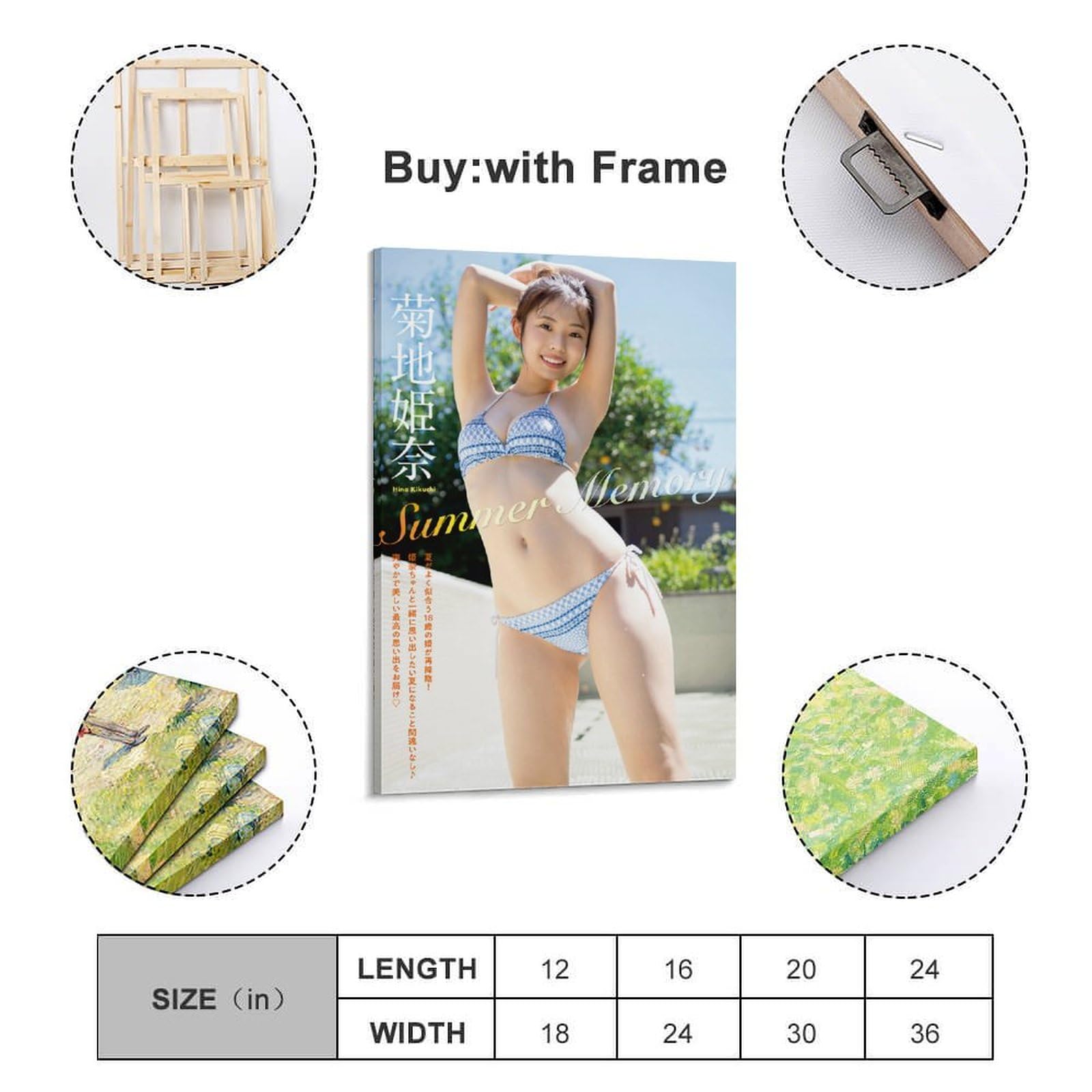 Amazon.co.jp: 菊地姫奈 装飾画 菊地姫奈 写真集 菊地姫奈 ポスター