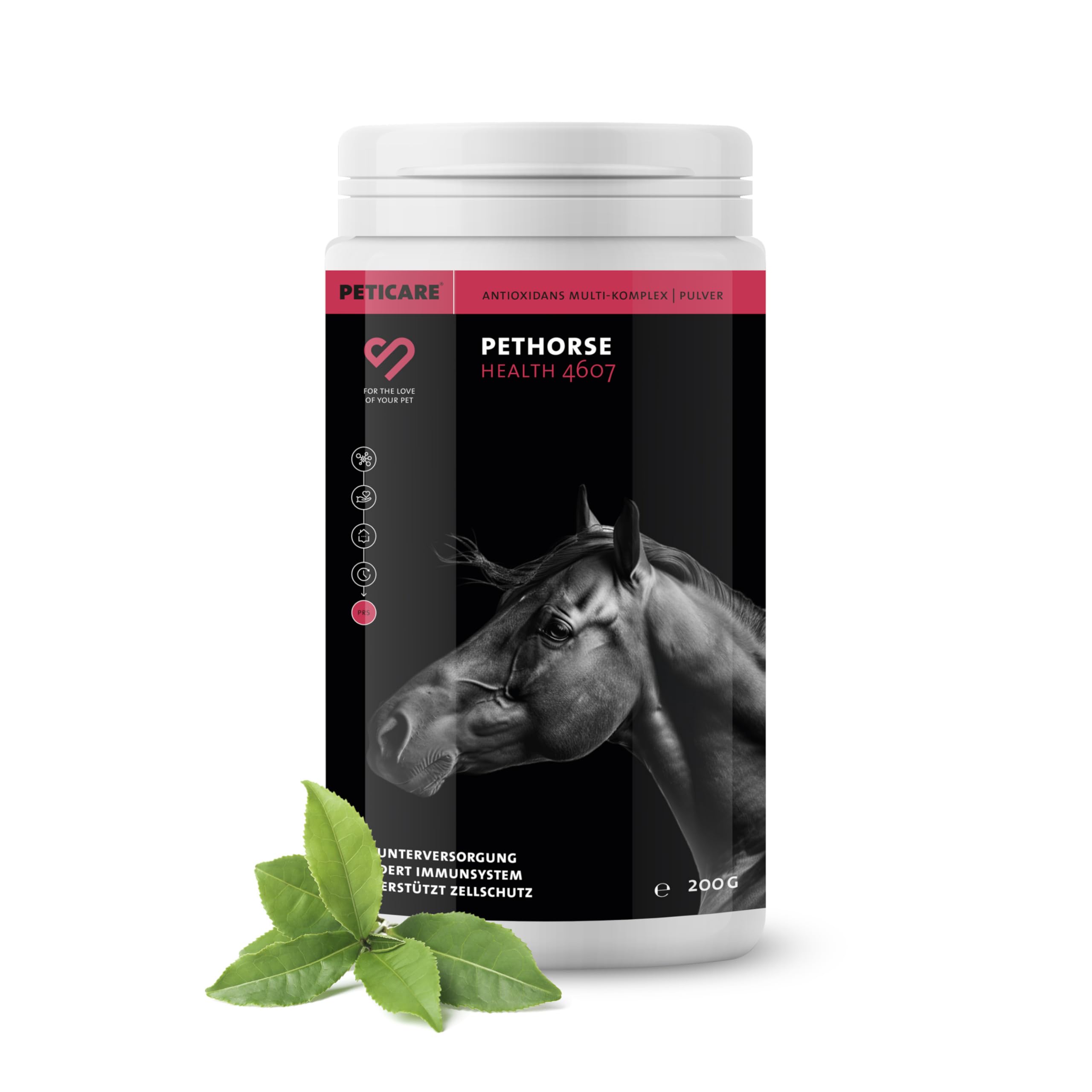 Peticare antioxidantes para Caballos | Apoyo al daño Celular y fortalecimiento inmunológico, Esfuerzo | con Ingredientes Naturales | para el estrés oxidativo | petHorse Health 4607