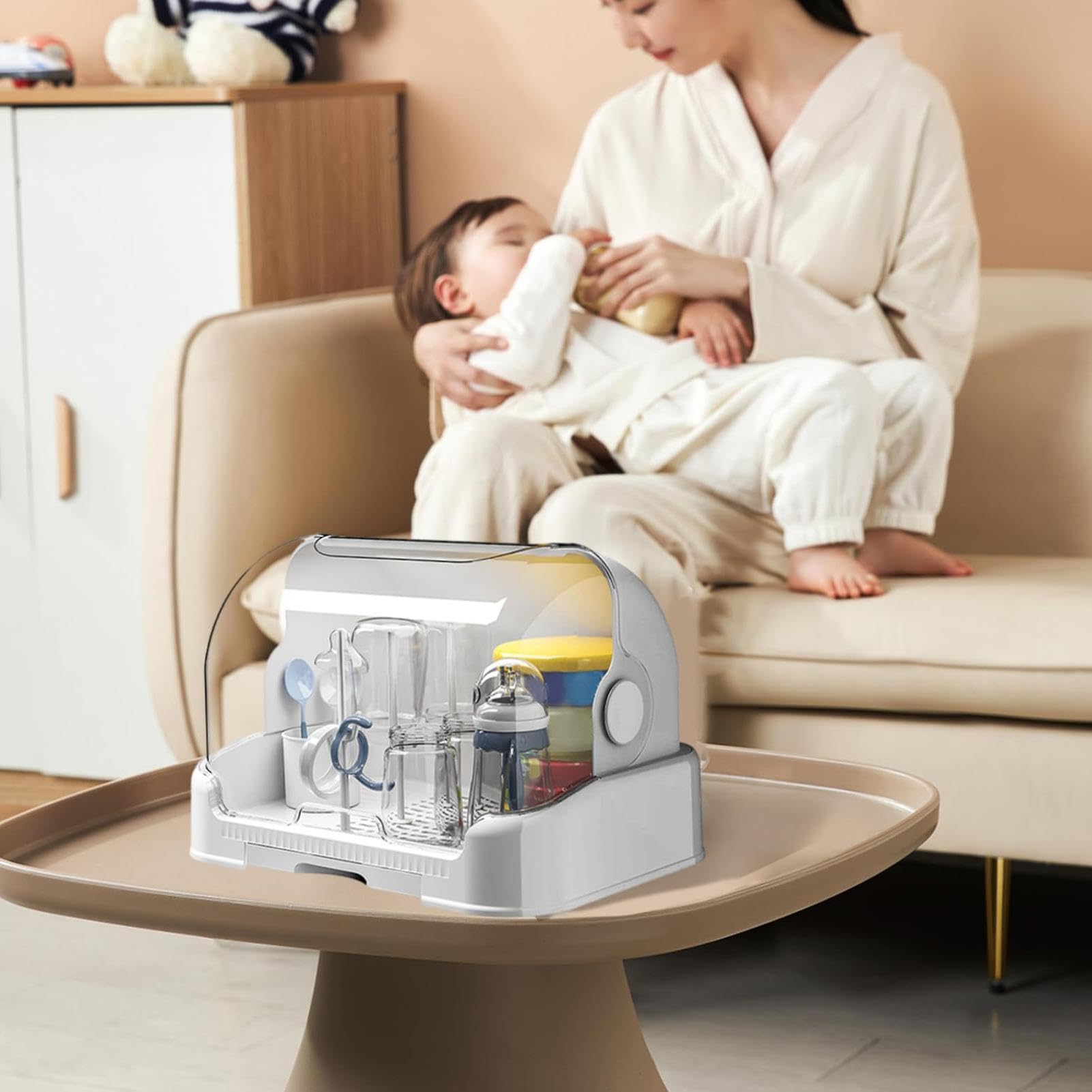 Organizador de botellas infantil Contenedores encimera reutilizables | de organizador para botellas infantil Encimera Cocina Guardería Baño Sacaleche Padres