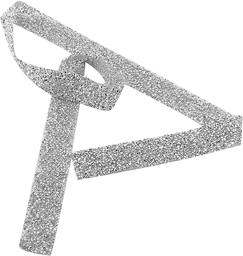 Miniatura 5 de Cinta de diamantes de imitación de cristal, rollo de cinta decorativa con diamantes de imitación brillantes para bodas, decoración de pasteles,