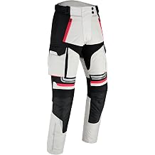 Ladies Motorbike Trousers with Armour Quilted Lining Waterproof Womens Cordura Cargo Motorcycle Riding Pants