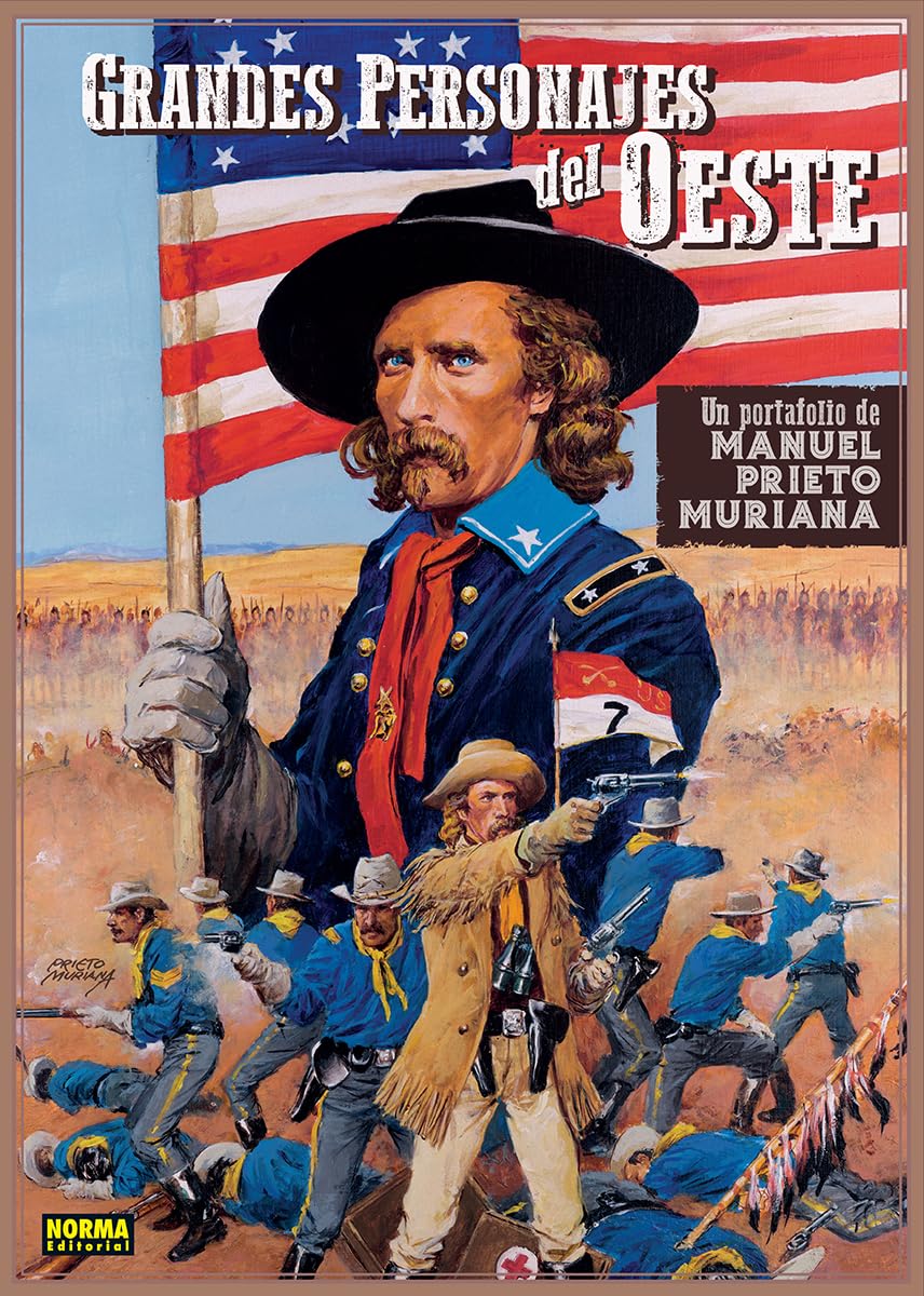GRANDES PERSONAJES DEL OESTE. PORTAFOLIO MANUEL PRIETO MURIANA (COMIC AMERICANO)