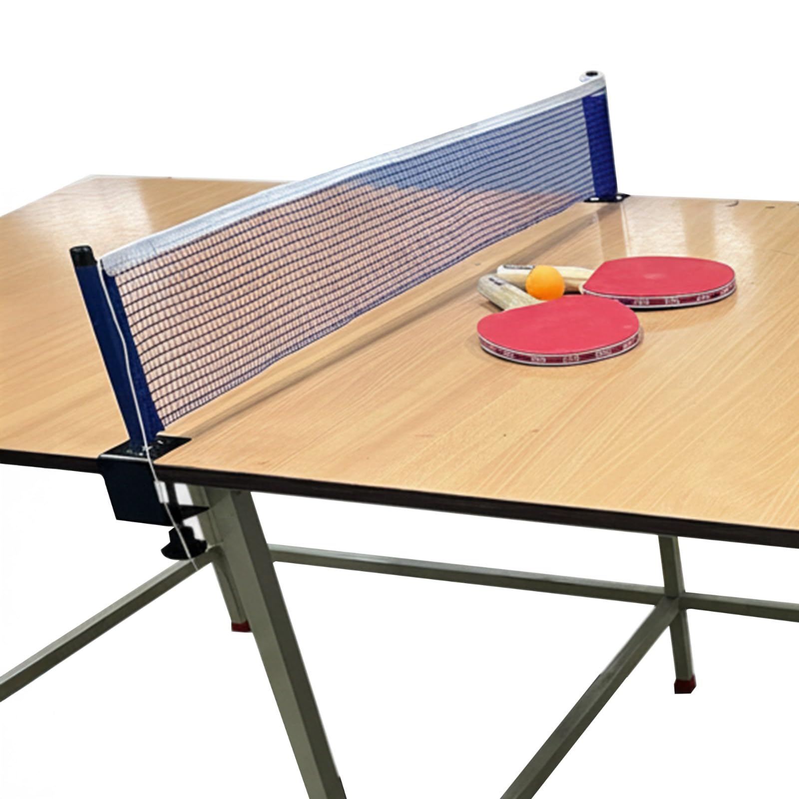Adjustable Table Tennis Net with Holder – Portable Ping Pong Table Tennis Post for Indoor & Outdoor Tables, Fits Any Standard Table, Durable Mesh Net for Home, Office & Recreational Play-image-35