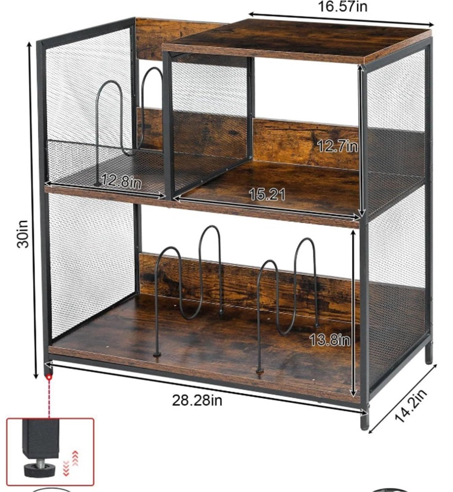 MRKU Porta Dischi in Vinile, espositore per CD, Organizer per Lettore vinili, Ideale per Camera da Letto e Soggiorno.