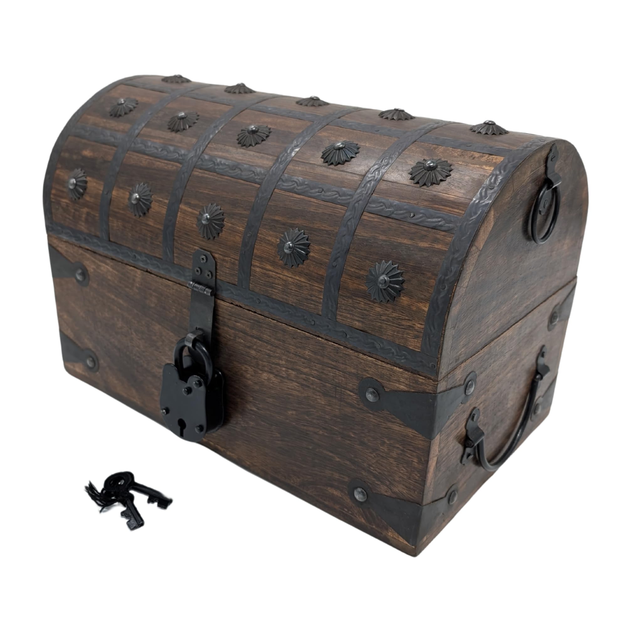 Amazon.com: Aiden Asher Handmade Pirate Treasure Chest - Wooden