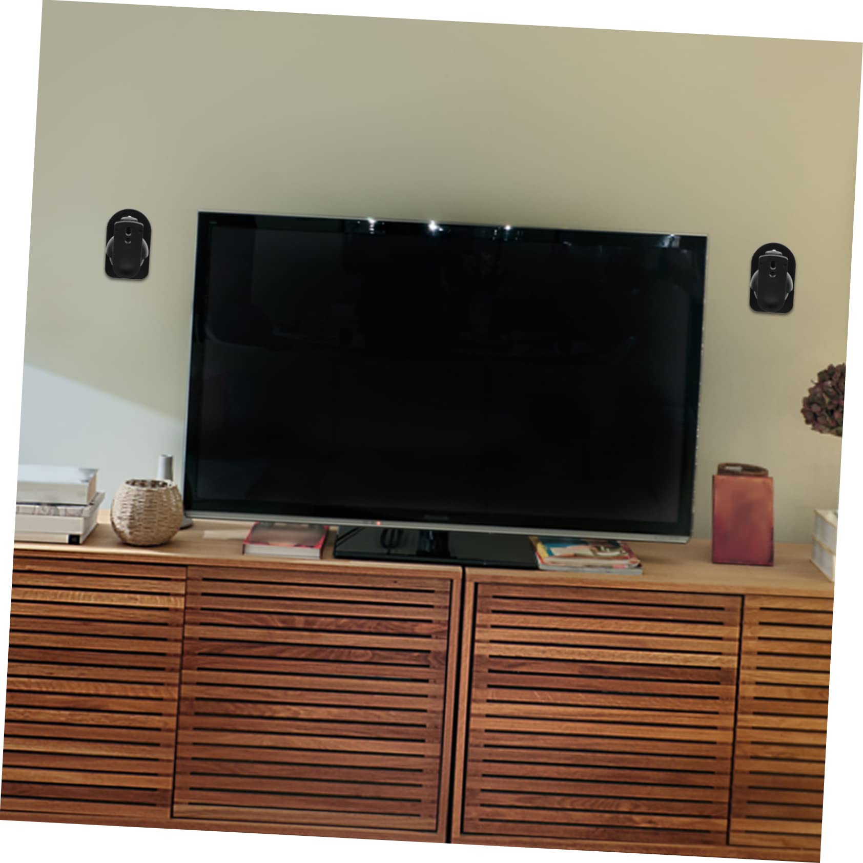 6sets Staffe Muro Per Altoparlanti Regolabili Supporti Per Casse Acustiche Design Moderno Per Casa e Ufficio Facile Installazione e Angolo Di Visione Ottimale