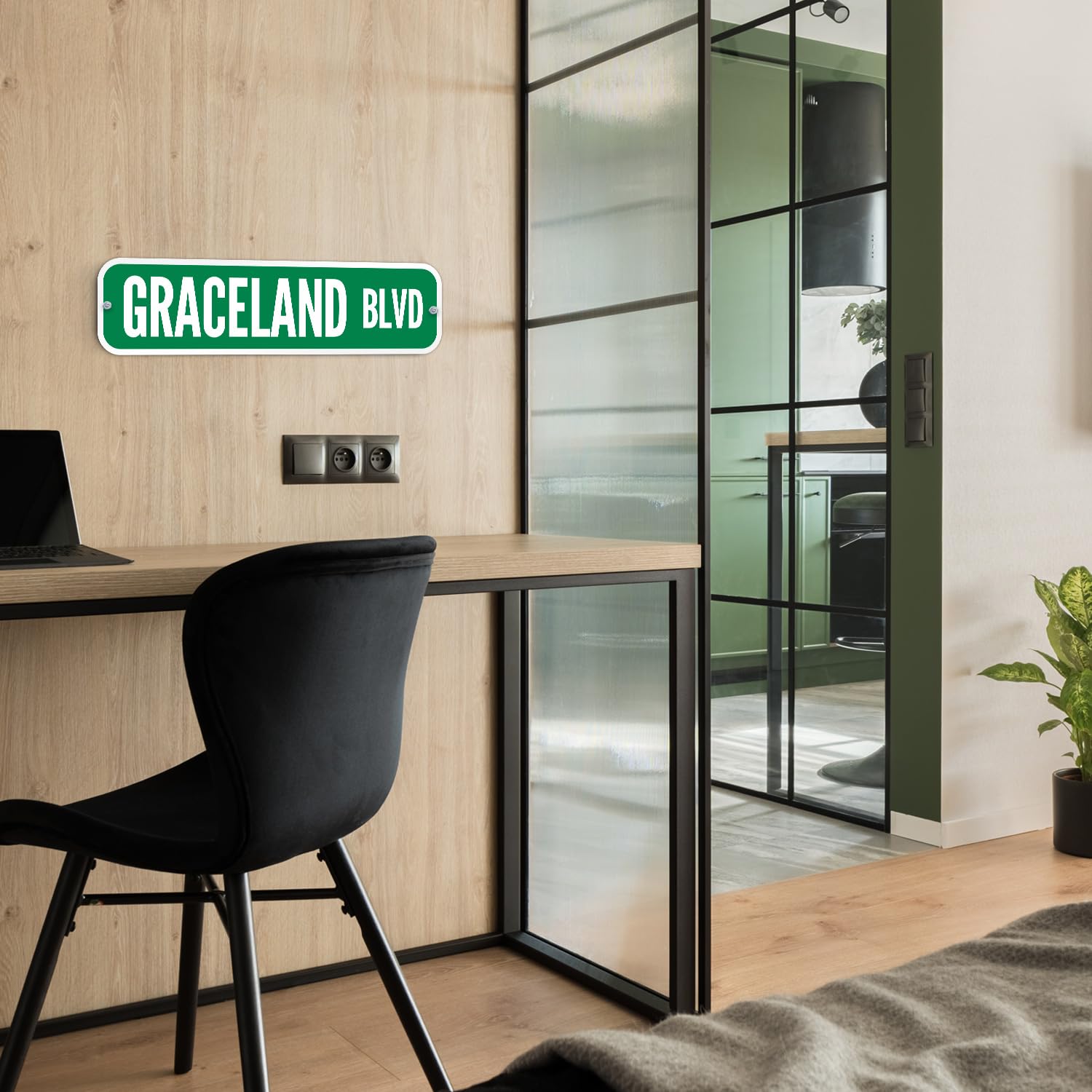 SmartSign Customize Your Own Green Street Sign | 6" x 24" 3M EG Reflective 1-Sided Aluminum, Made in USA