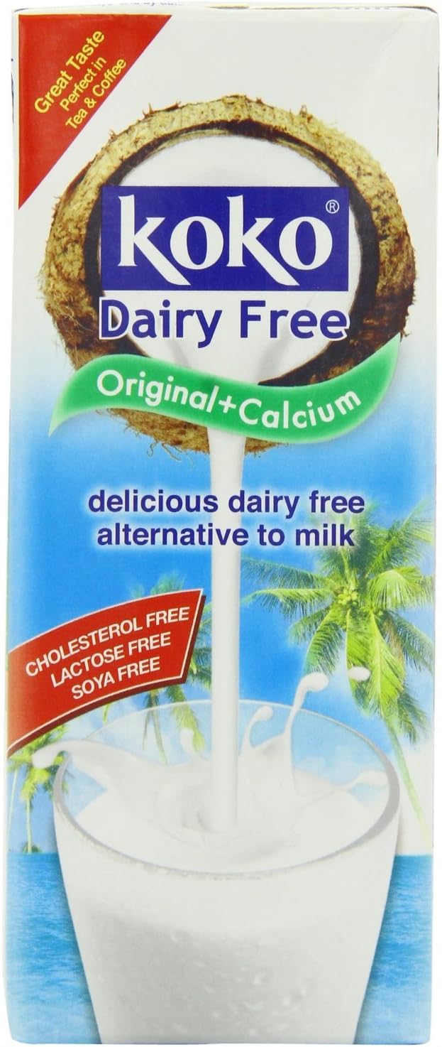 Koko Dairy Free Original Plus Calcium Alternative to Milk 750 ml (Pack of 8)
