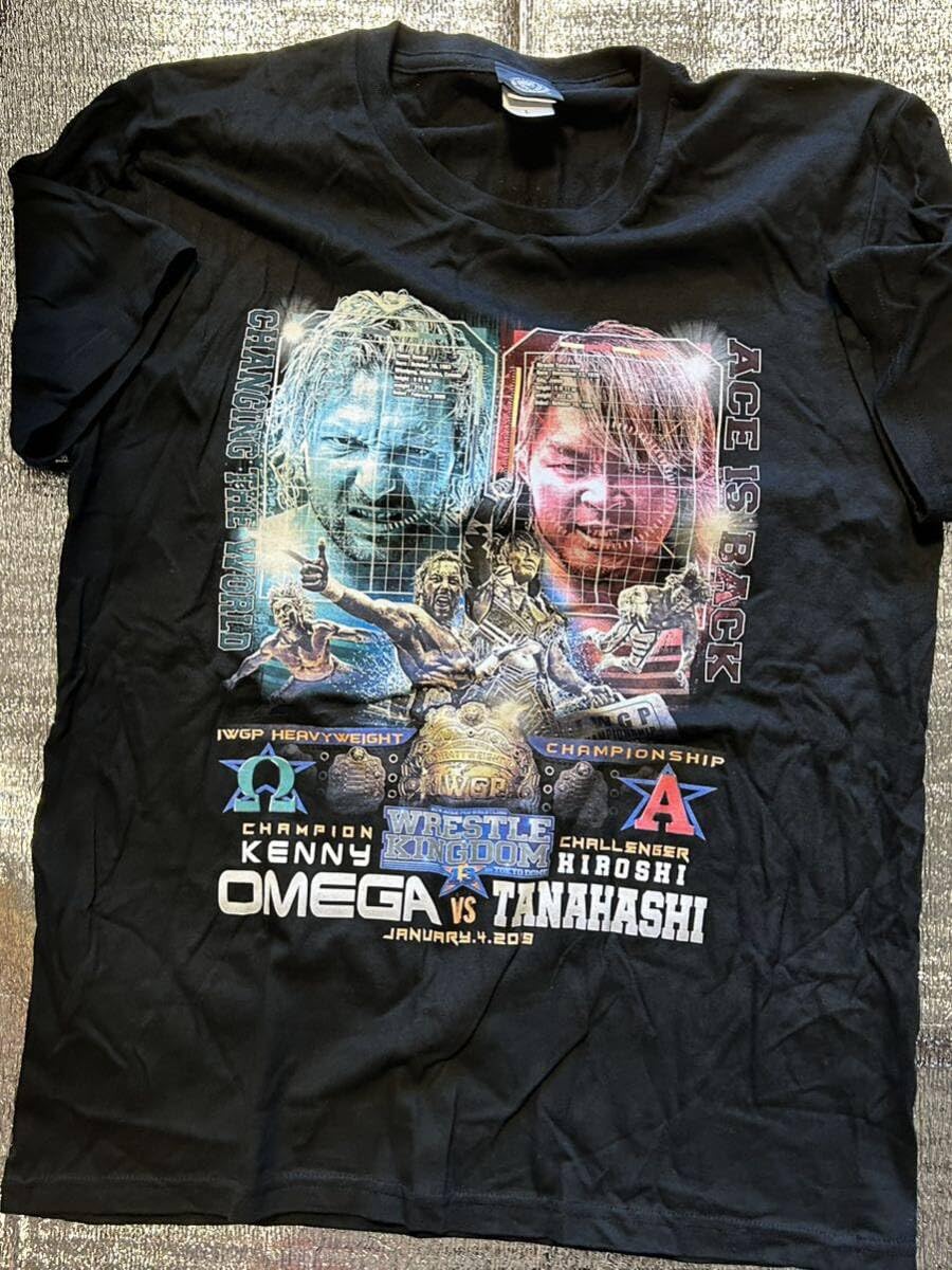 Amazon.co.jp: 棚橋弘至対ケニーオメガTシャツ Lサイズ 新日本 東京