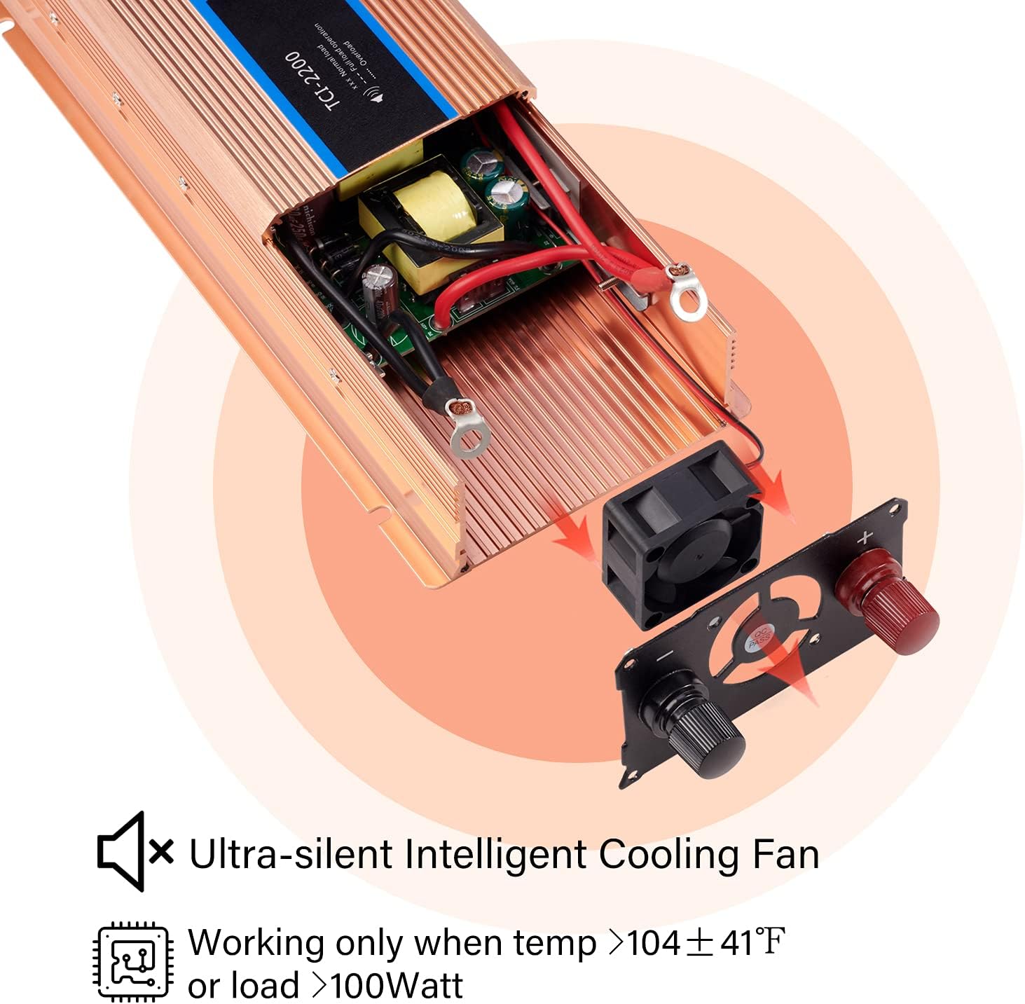 ❤ Crazy Deals GISIAN 1100W Power Inverter DC 12V to 110V AC Converter with Digital LED Display, 2 AC Outlets and USB Port for RV Truck Boat Solar System