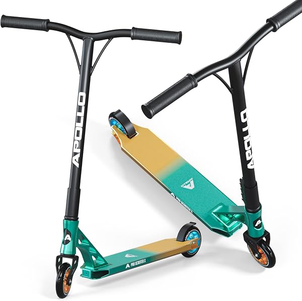 Monopattino Stunt Scooter GENESIS Pro della Apollo - Robusto Monopattino Stuntscooter Pro con cuscinetti a sfera ABEC 9, Funscooter, Kickscooter, Trickscooter, Freestylescooter - 1