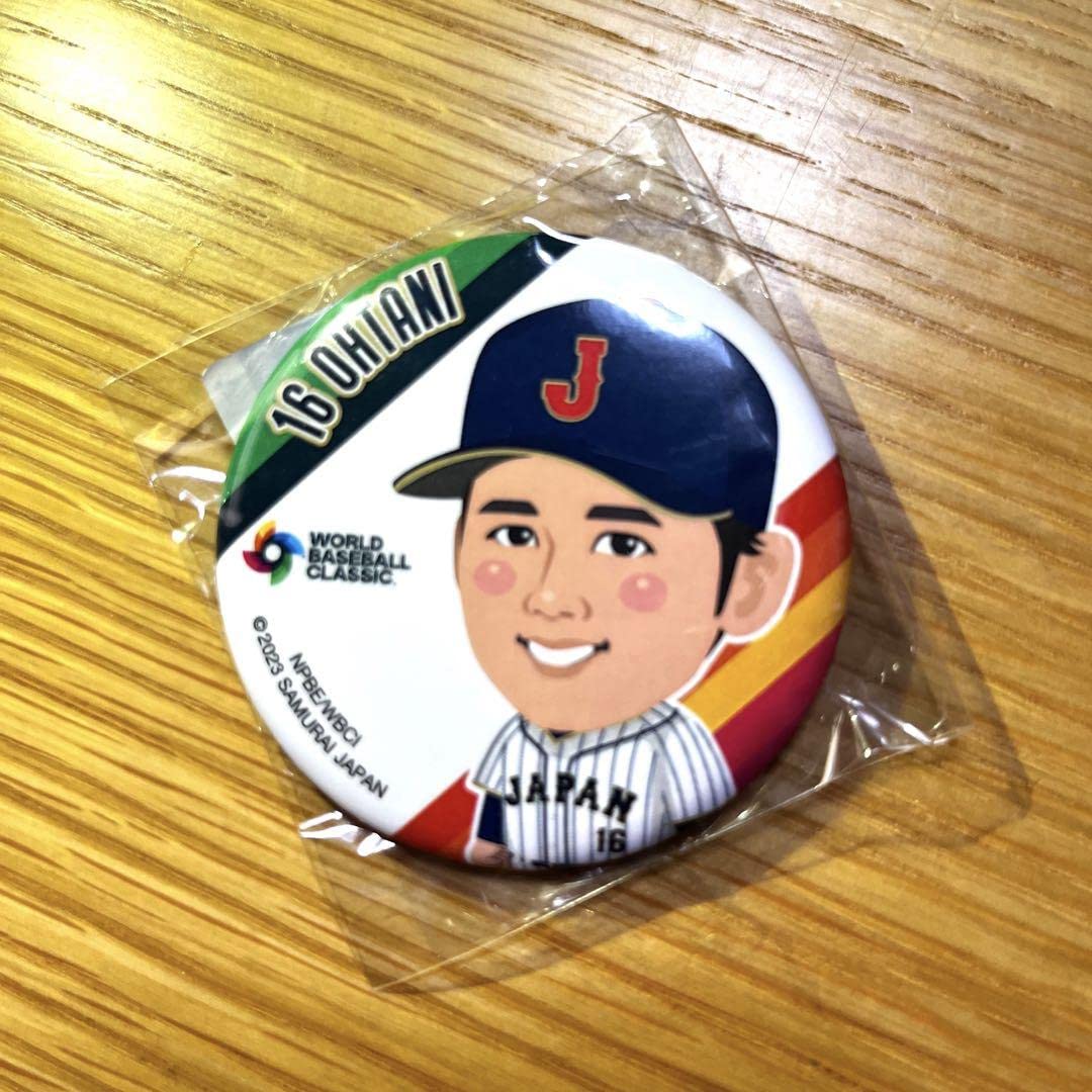 Amazon.co.jp: WBCガチャガチャ 大谷翔平缶バッチ : おもちゃ