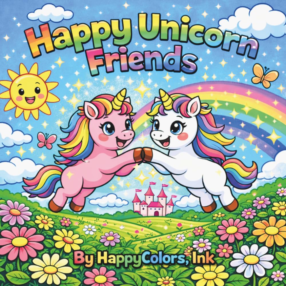 Happy Unicorn Friends