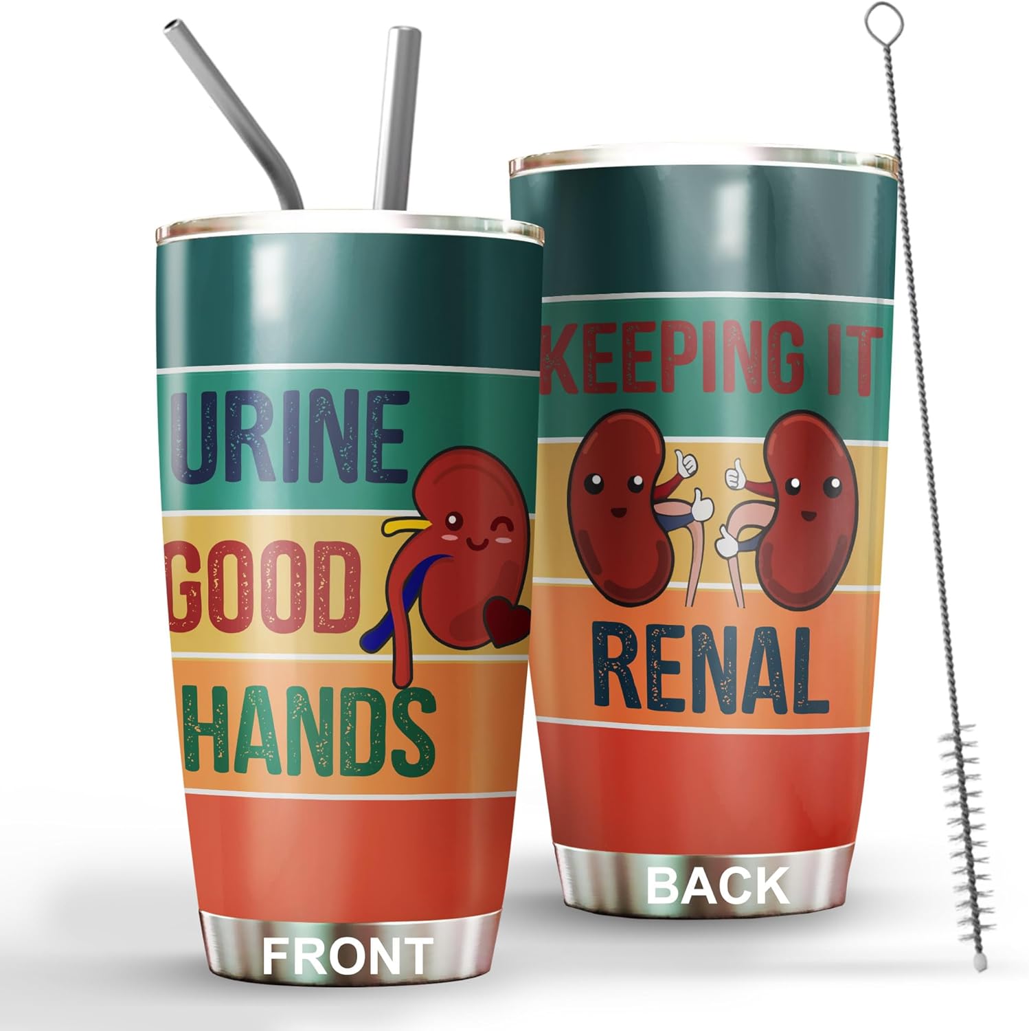 Stainless Steel 20oz Tumbler - Kidney Doctor Funny Gift, Urology Week Gifts for Men Women