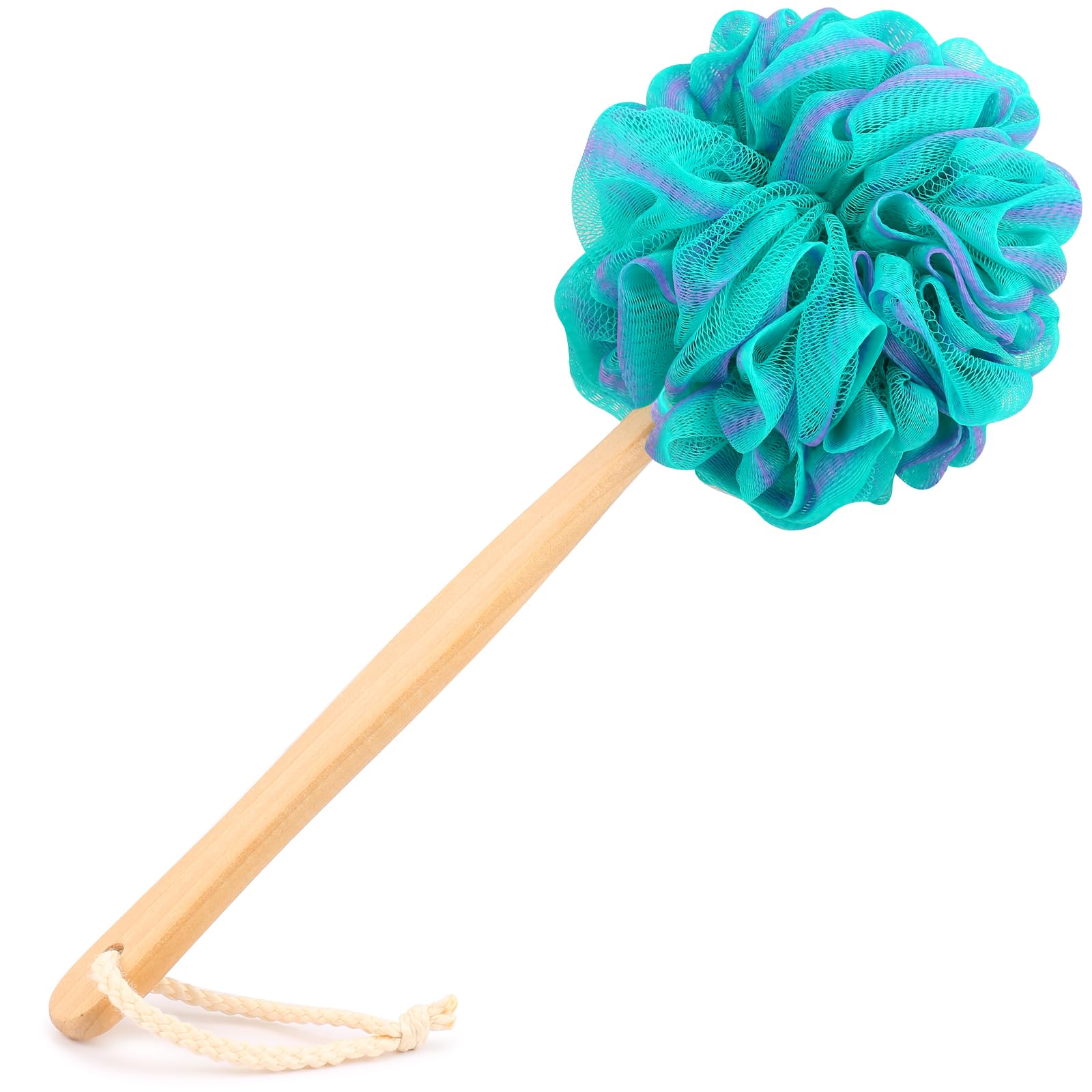 Loofah on a Stick PE Soft Mesh Luffa with Wooden Handle Made of Soft ...