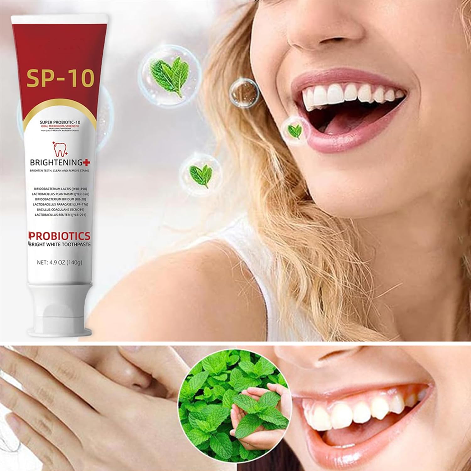 SP-10 Probiotic Toothpaste, 2024 New Upgraded Sp10 Whitening Toothpaste, SP-10 Toothpaste for Fresh Breath, Strong Teeth Protection, Lastest (4)