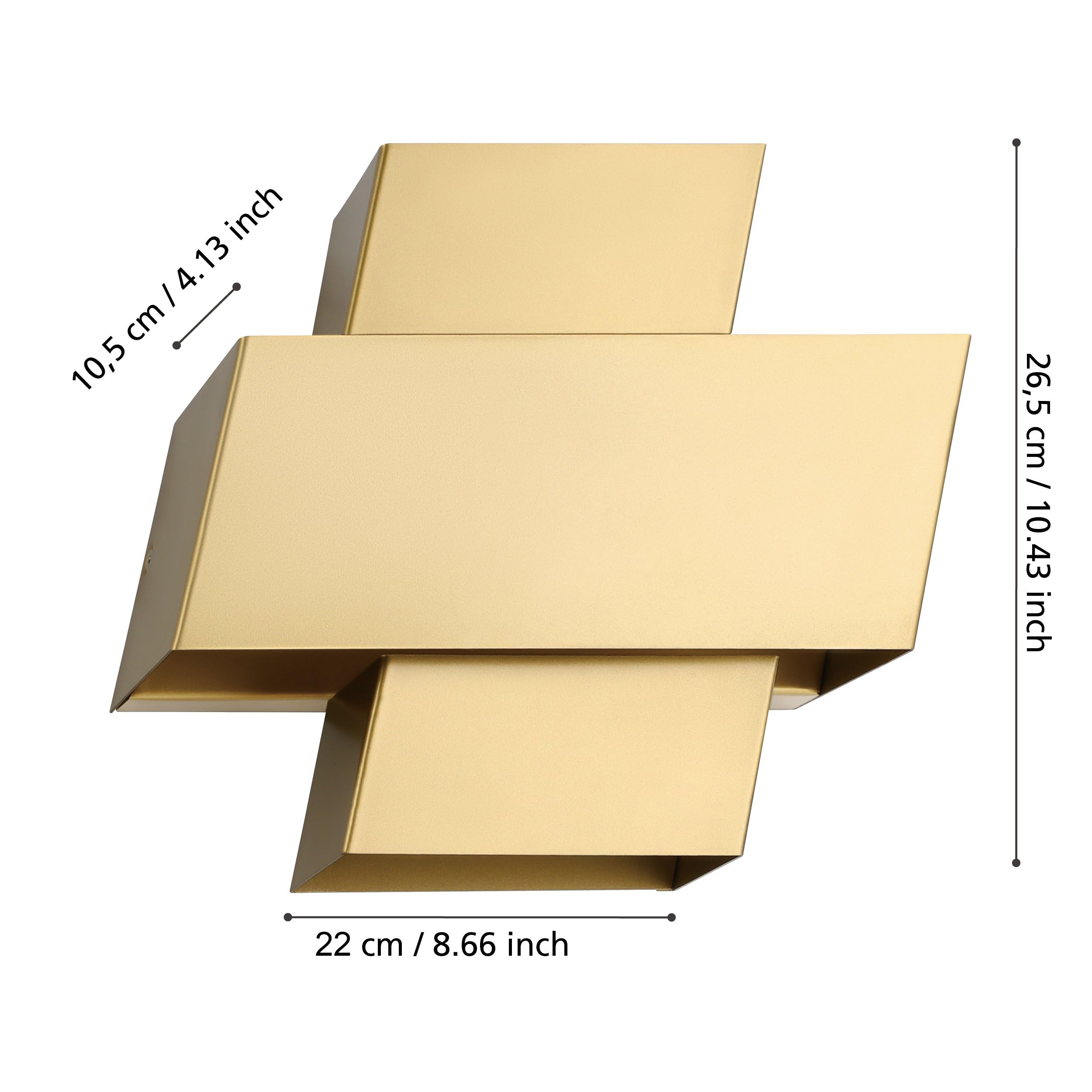 Cone Up&Down Muurlamp Zwart met Lichtsensor LED | BIANO