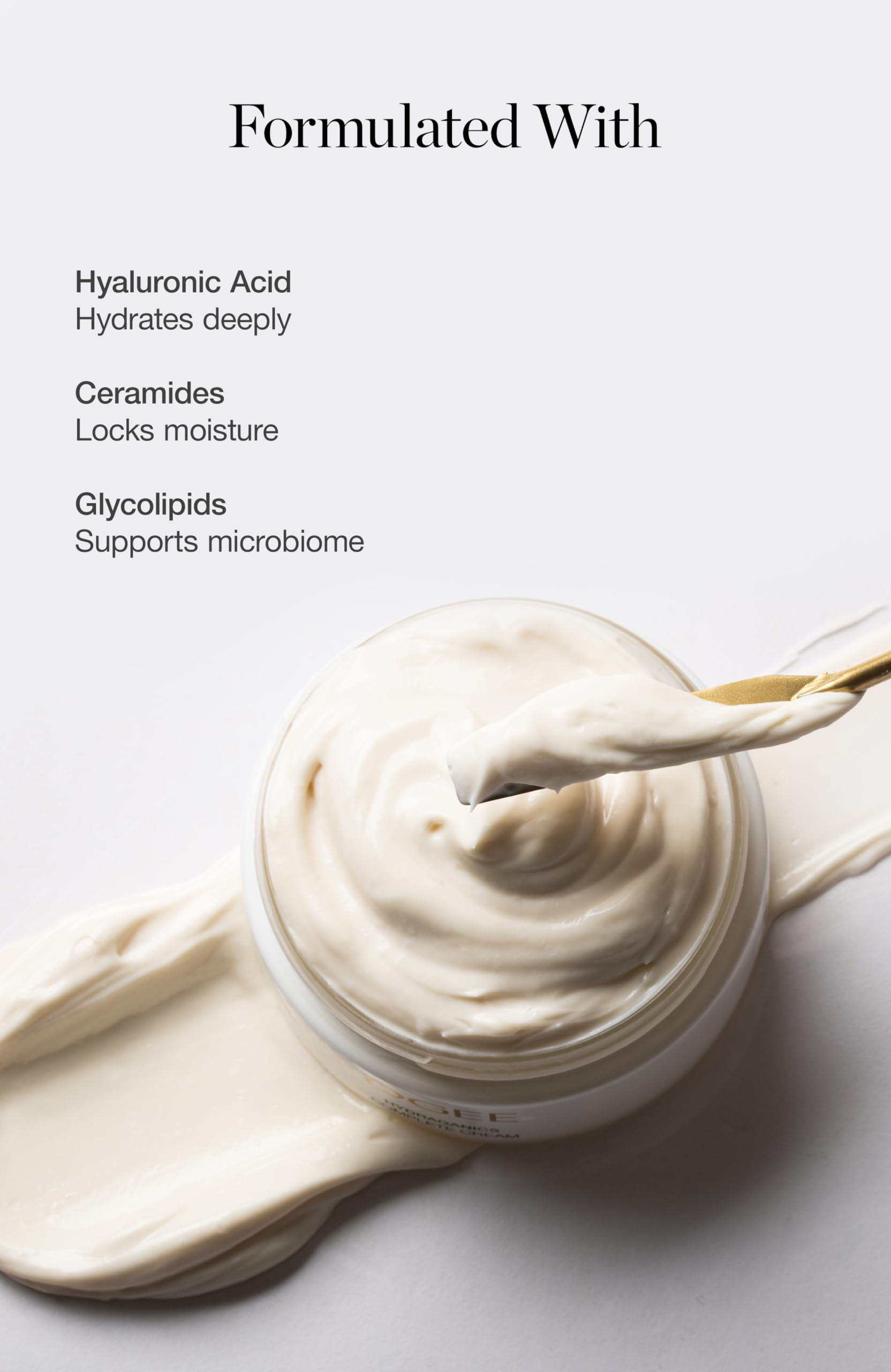 Ogee Complete Cream Body and Face Moisturizer - 24hr Hydration - Moisturizer Face Cream with Hyaluronic Acid, Ceramides & Vitamin C THDA, (15ml)