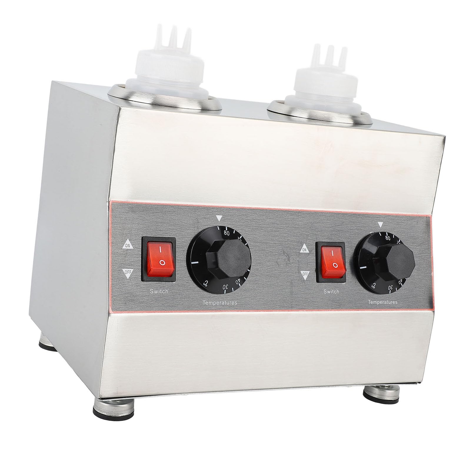 Calentador de Comercial 320W CALEED CHESE 30‑85 ° C Temp AL ELEMBRADOR Nacho CHEEESS COLORADOR para Pubs ACERADO INOXINO (EU Enchufe 220V)