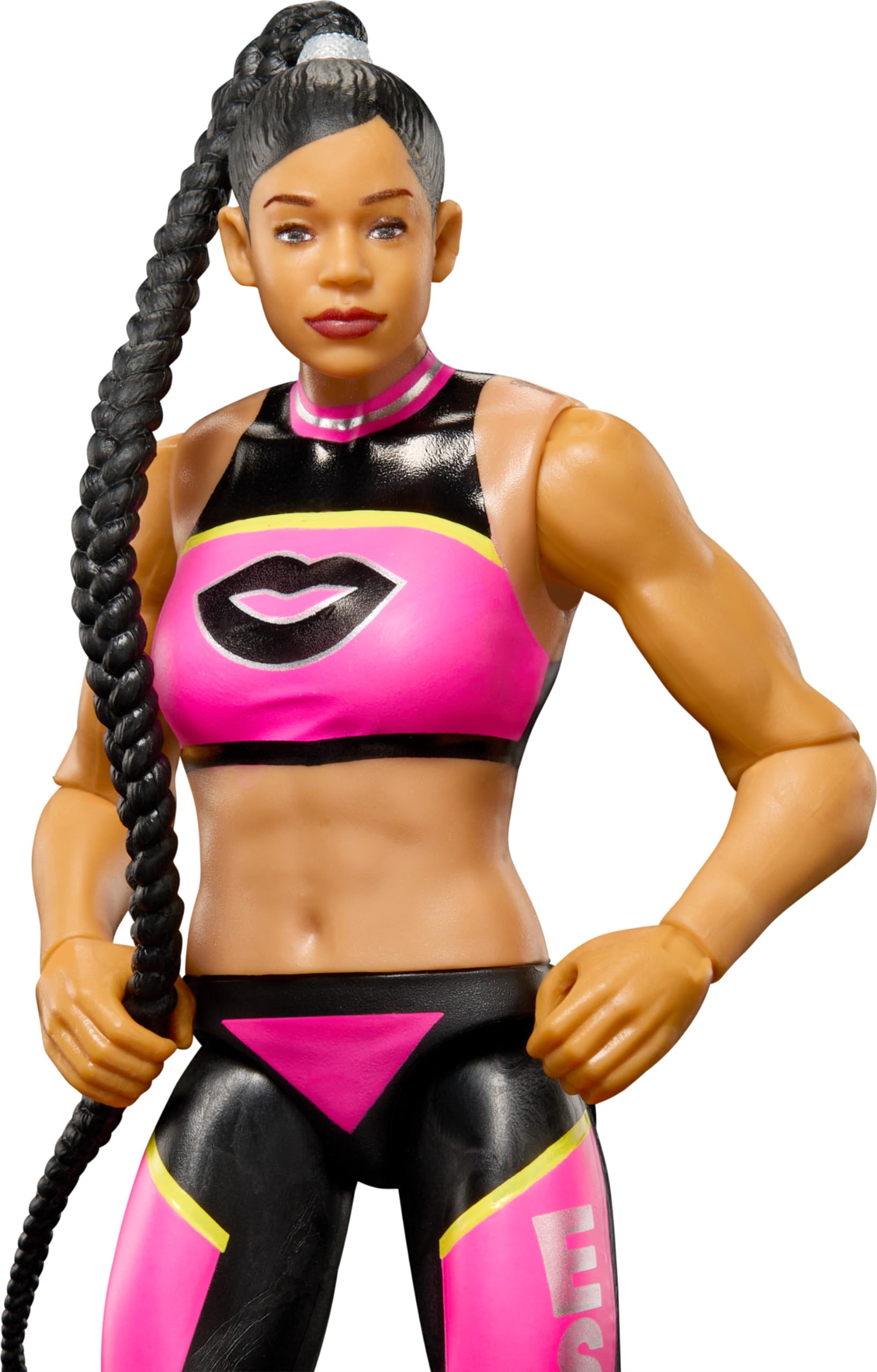 Mattel WWE Action Figure, 6-inch Collectible Bianca Belair with 10 Articulation Points & Life-Like Look, HTW16 - Image 4