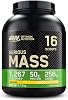 Optimum Nutrition Serious Mass Protein Powder High Calorie Mass Gainer with Vitamins, Creatine Monohydrate and Glutamine, Banana, 8 Servings, 2.73kg, Packaging May Vary