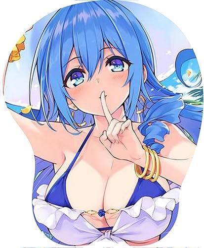 Miniatura 1 de IUPPA Alfombrilla de mouse de anime 3D Anime Girl Soft Gel Gaming Mouse Pad Alfombrilla de mouse pad reposamuñecas Regalos - Q8