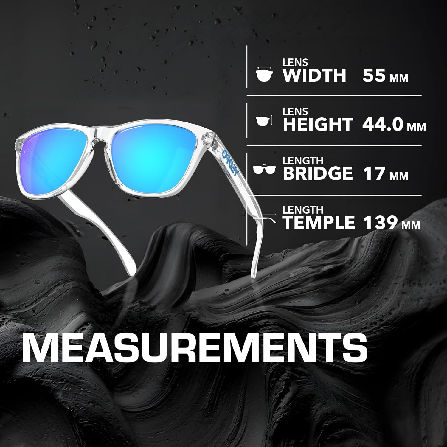 Oakley FROGSKINS OO9013 Square Shape Sunglasses With Official Eyewear Kit