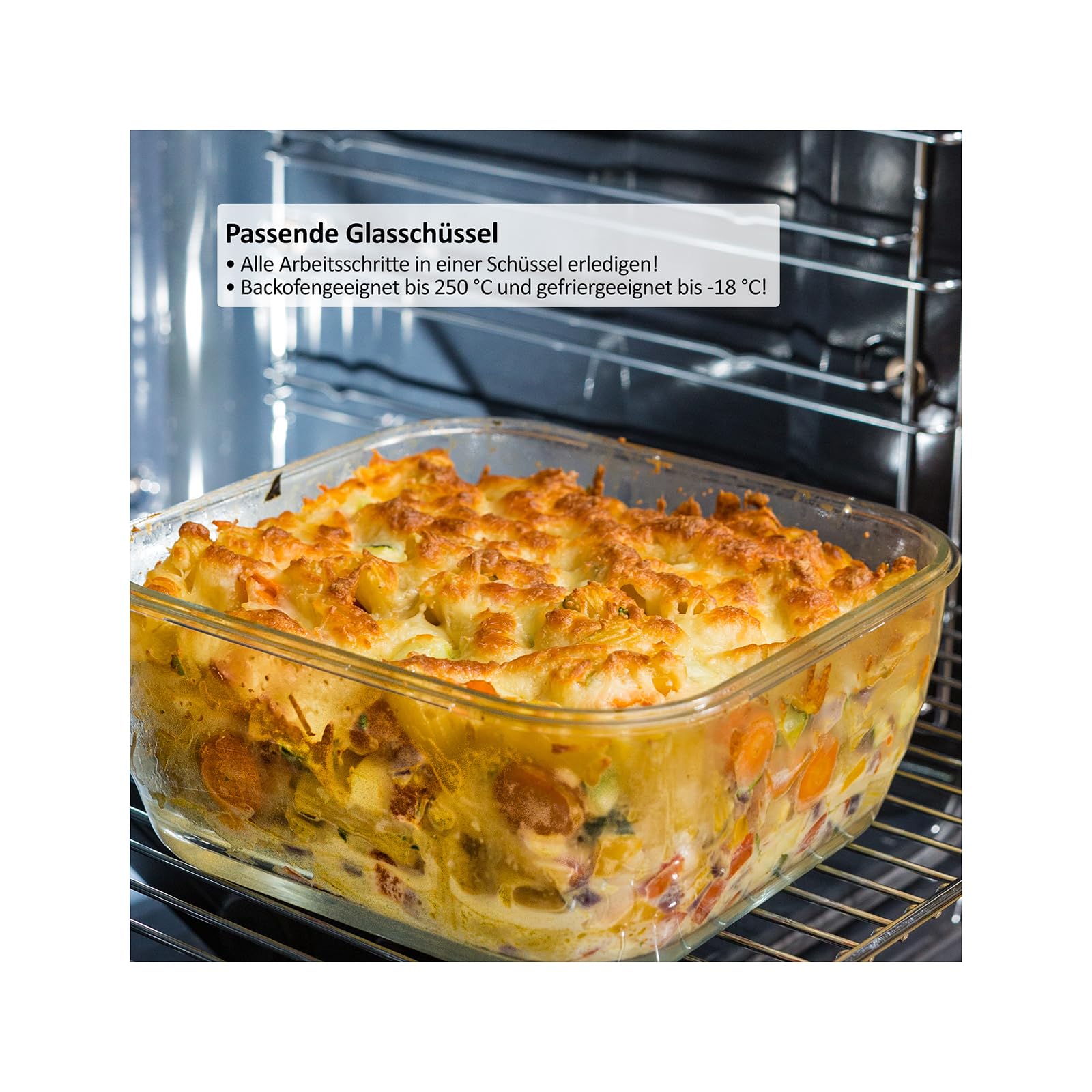 Genius Nicer Dicer Chef Deluxe-Set 28-tlg. Multifunktions-Profi-Gemüseschneider mit Glasschale und Tomatenschneider | Teigwaren, Scheiben, Streifen, Spiralen, Julienne