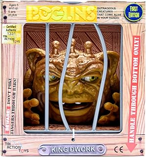 Boglins Foam Monster Puppet | Gold Horned King Dwork