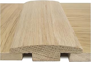 Solid Oak 7mm T Section - Oak Threshold Strip, 90cm Wooden Threshold Strip, Oak Door Threshold Strip Wood, Wooden Door Threshold Cover Bar (Unfinished)