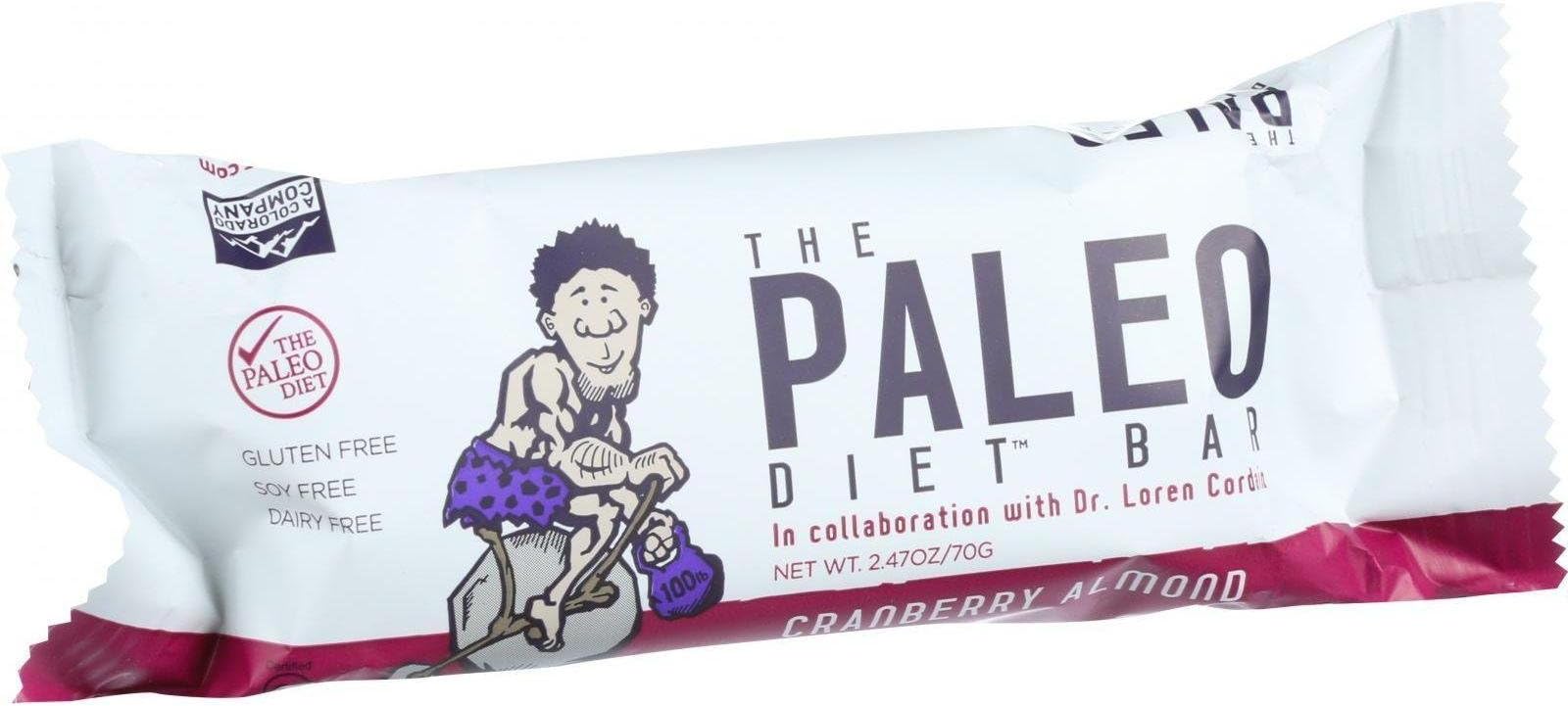 The Paleo Diet Bar Cranberry Almond - 2.47 oz