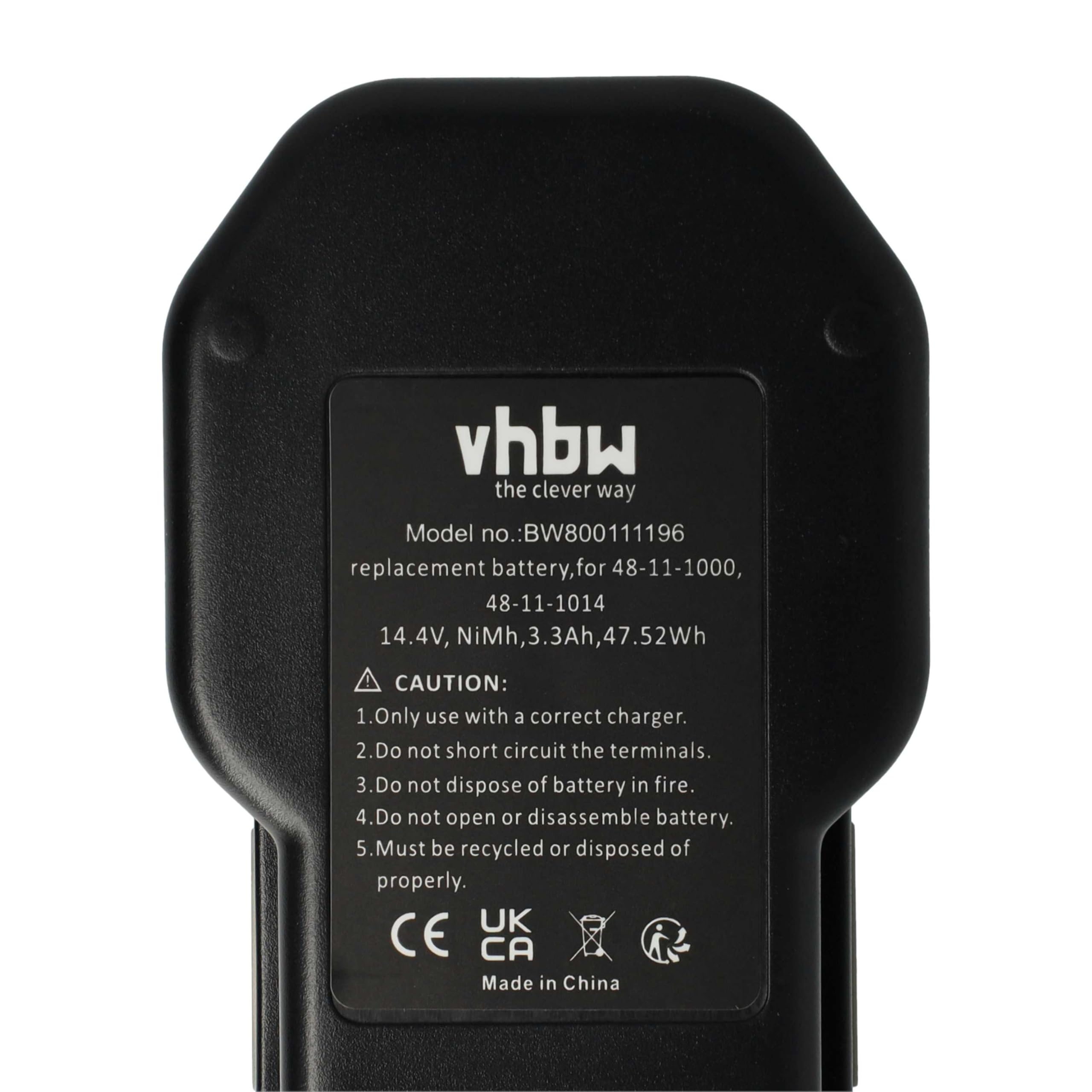 vhbw NiMH battery 3300 mAh (14.4 V) for strapping batteries for Fromm P322, P323, P324 such as 48-11-1000, 0511-21, etc vhbw NiMH battery 3300 mAh (14.4 V) for strapping batteries for Fromm P322, P323, P324 such as 48-11-1000, 0511-21, etc