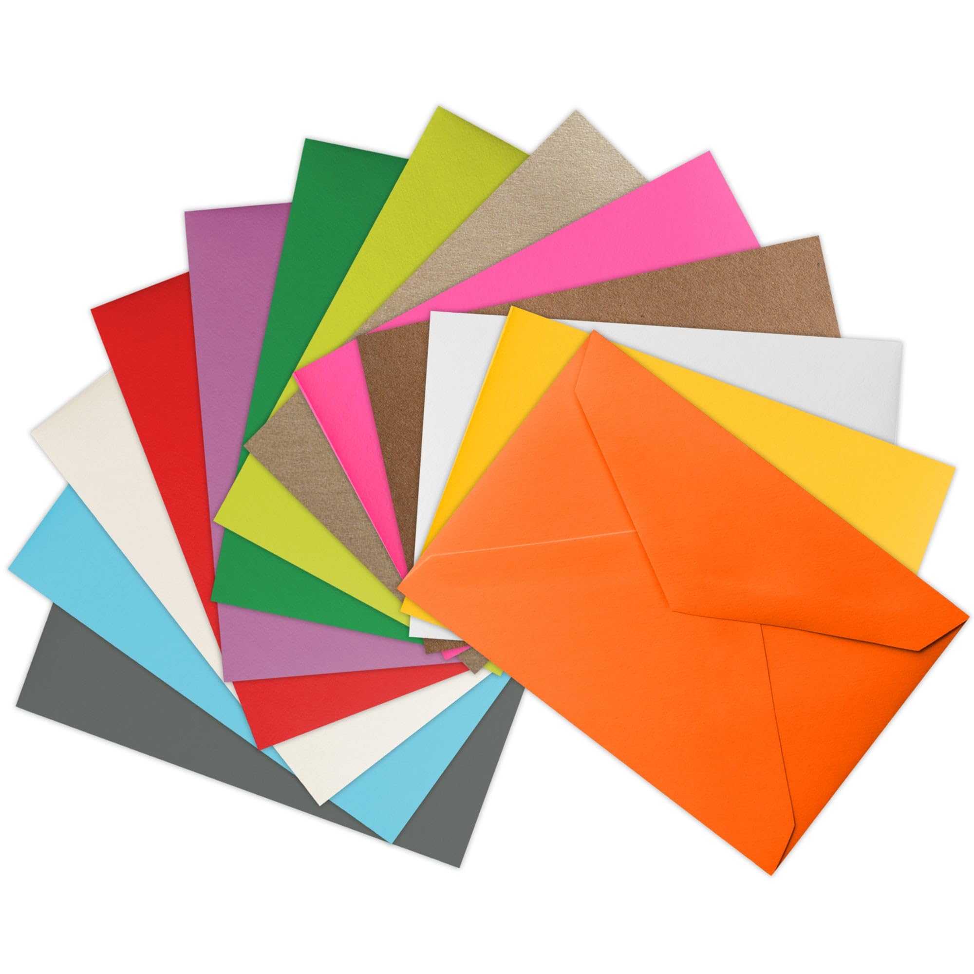 Paper Frenzy RSVP A1 (4 bary) koperty spiczasta klapka (3 3/8 x 5 3/4) na zaproszenia, notatki, DIY, 50 sztuk, fioletowe