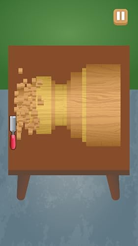 Wood Cutting Shop - Brick Turning Game: Wood Shaping Simulator